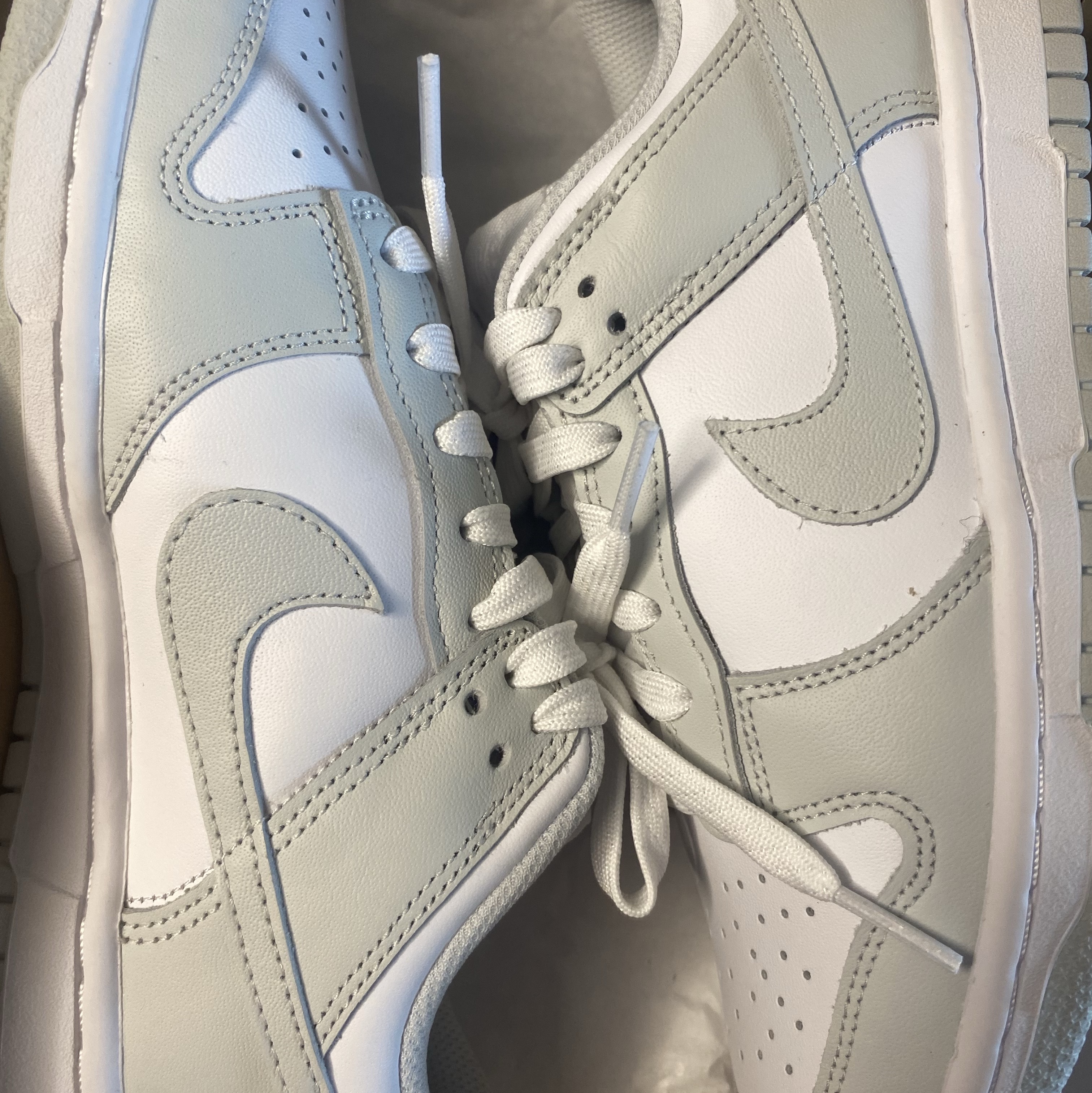 (W) Nike Dunk Low Photon Dust 착용 스타일