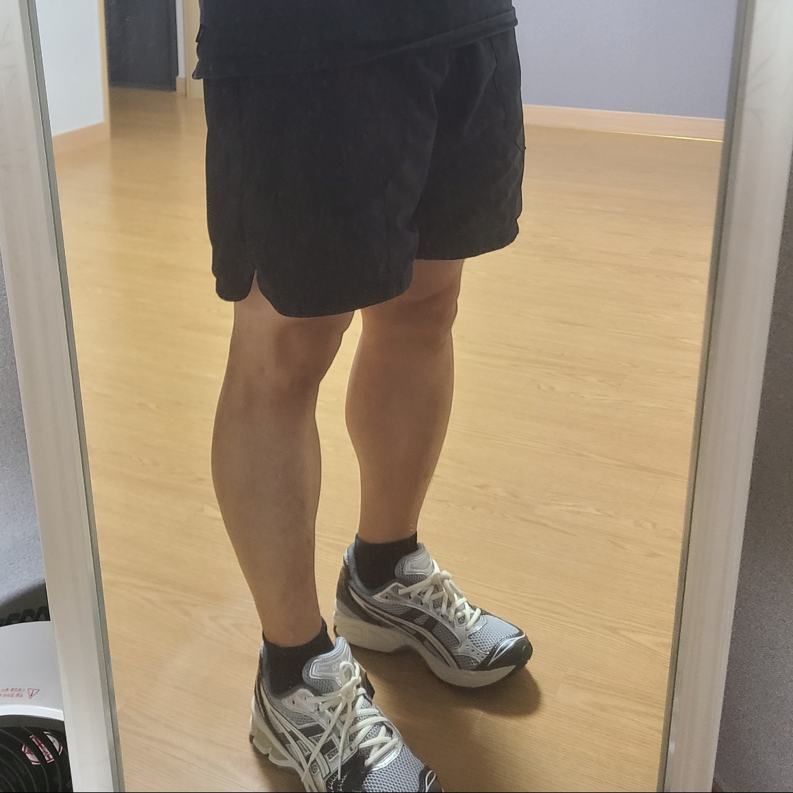 (W) Asics Gel-Kayano 14 White Midnight 착용 스타일