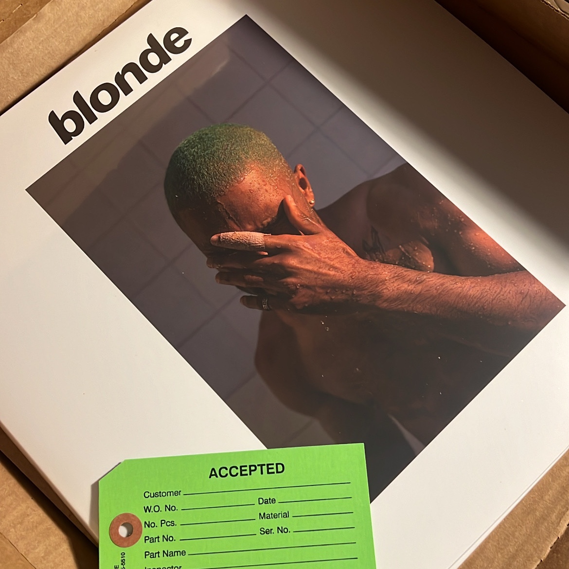 Frank Ocean Blonde Black (2LP) 착용 스타일 - 2