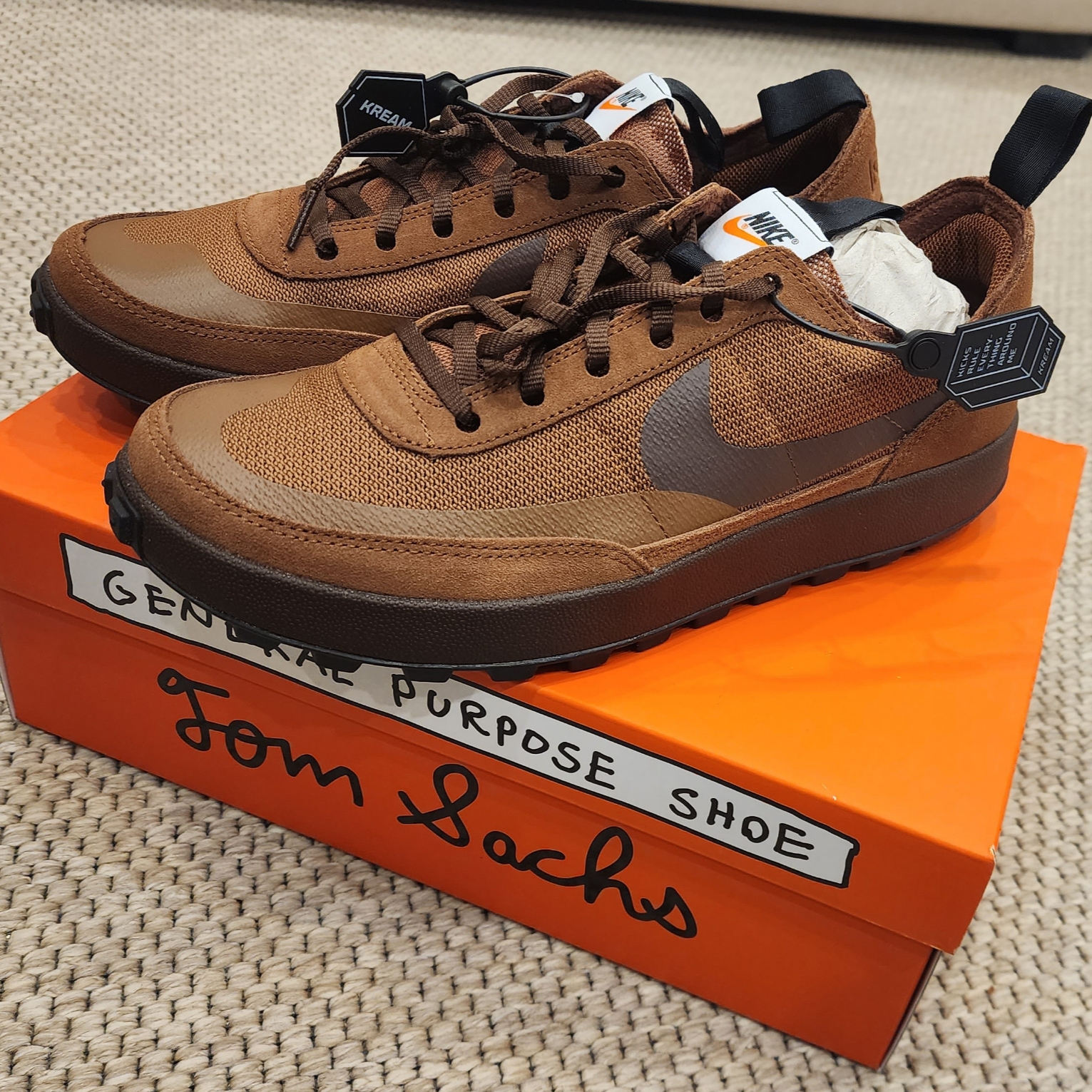 Nike x Tom Sachs General Purpose Shoe Brown 착용 스타일