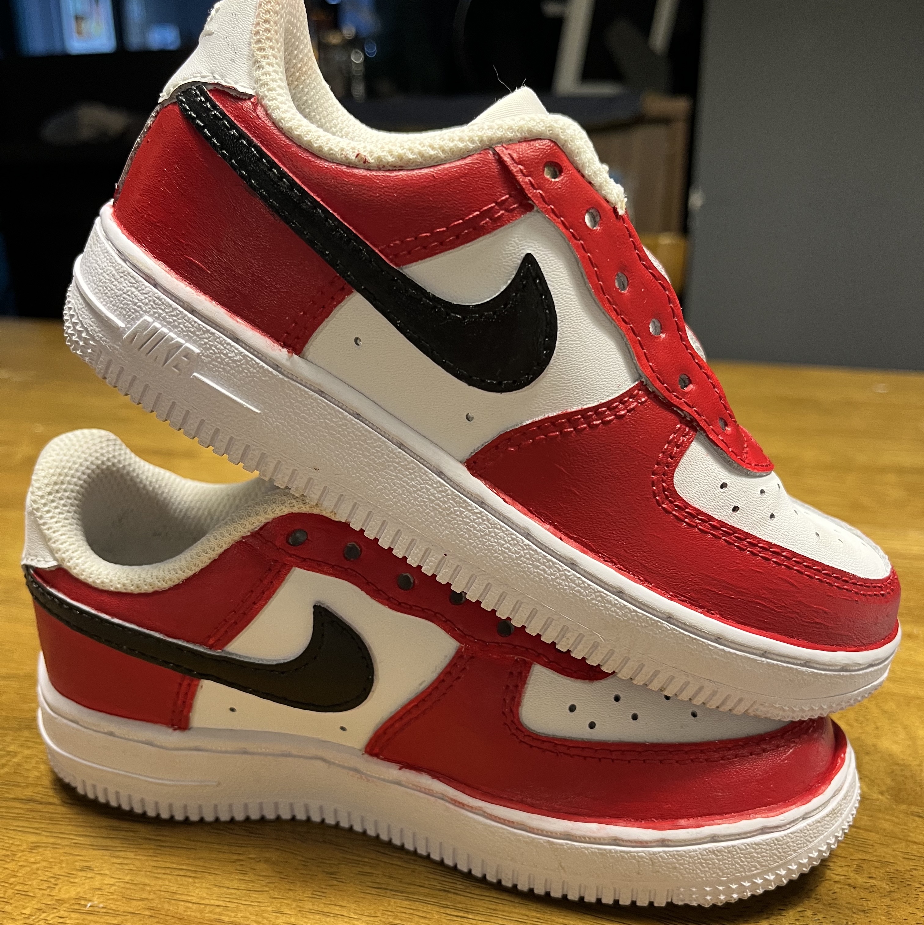 (GS) Nike Air Force 1 LE White 착용 스타일