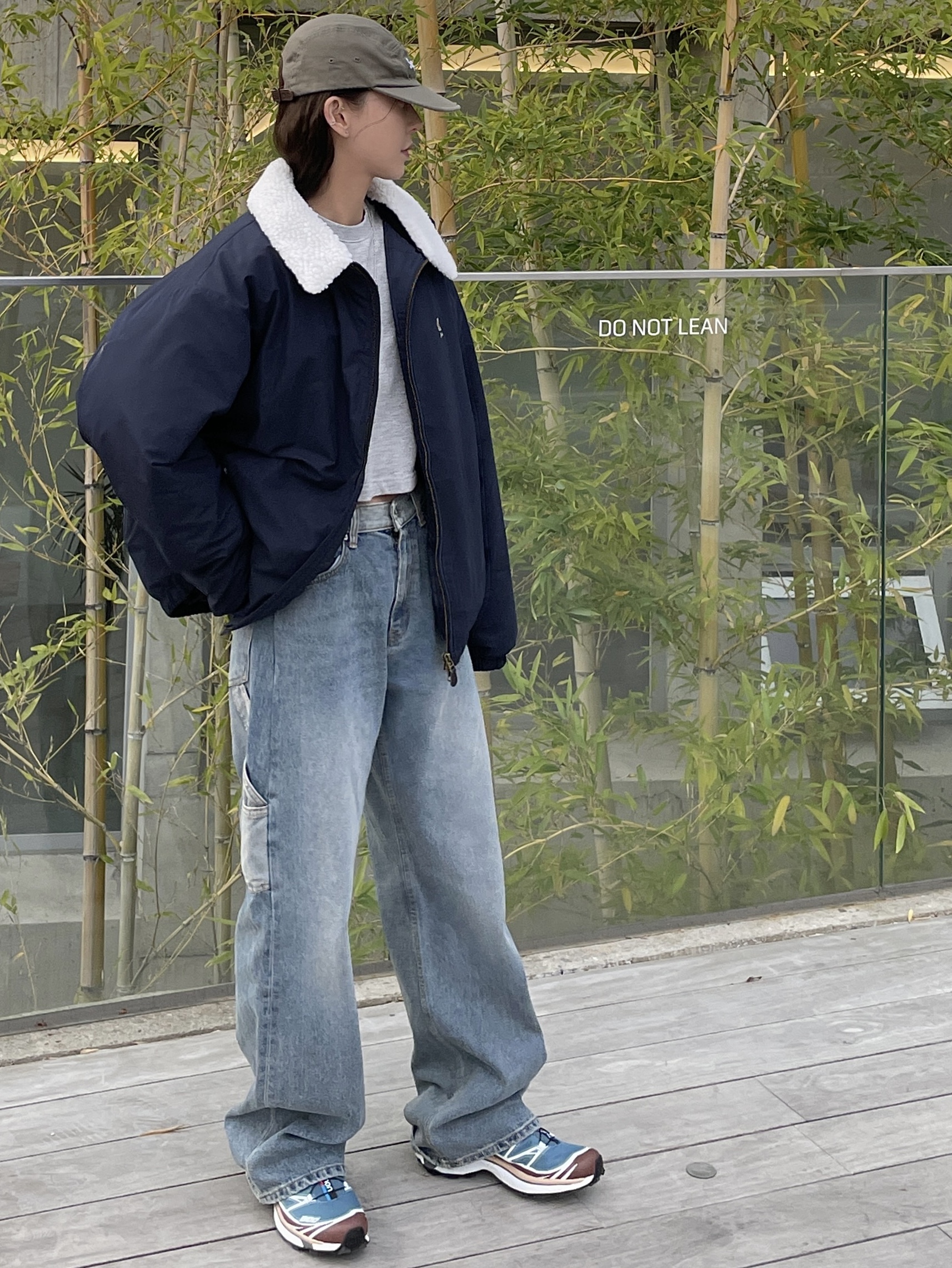 Salomon XT-6 Aegean Blue Tortoise Shell, Supreme Washed Chino Twill Camp Cap Olive - 20FW 착용 스타일 - 1