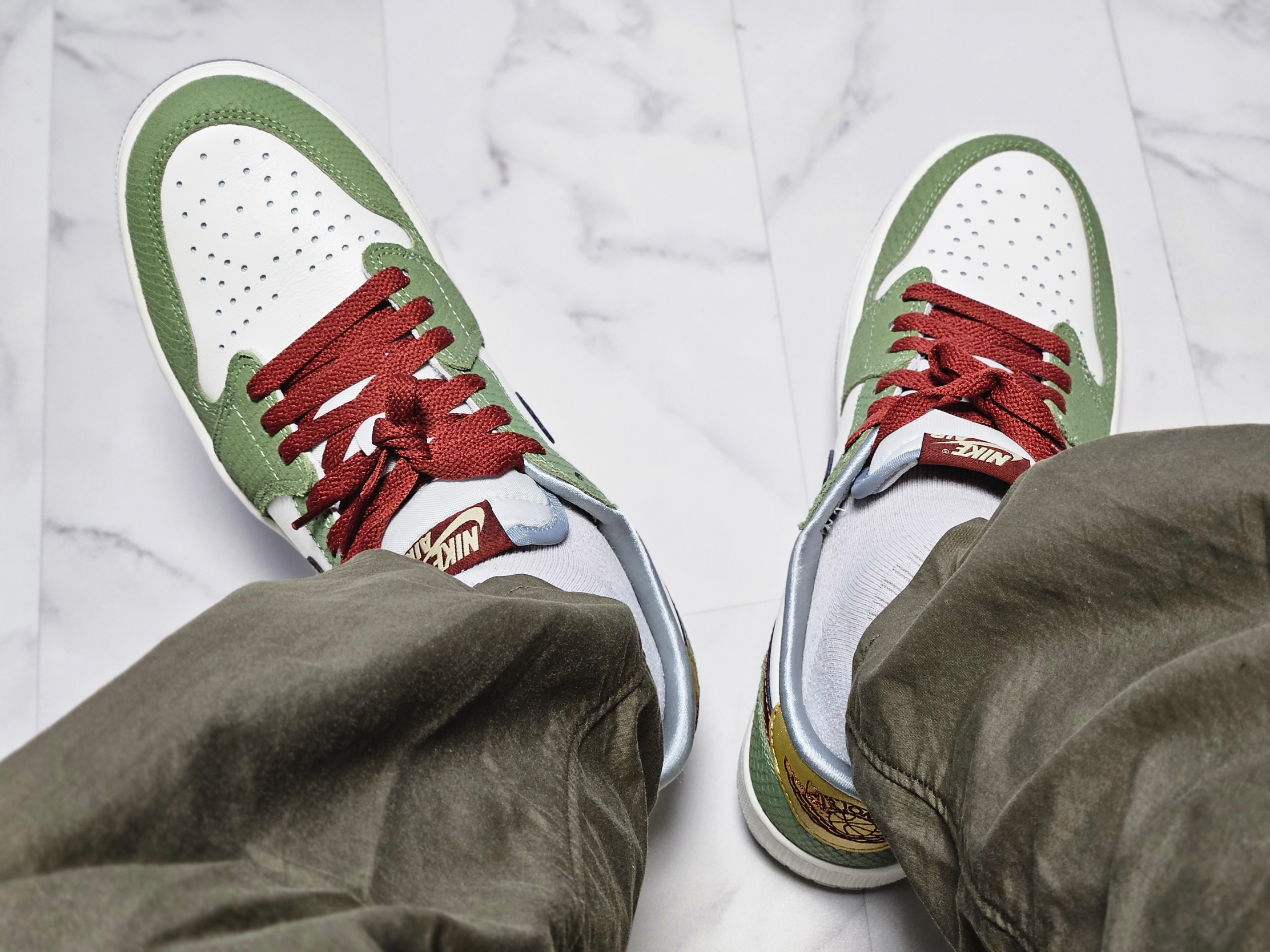 Jordan 1 Retro Low OG Chinese New Year 착용 스타일 - 9