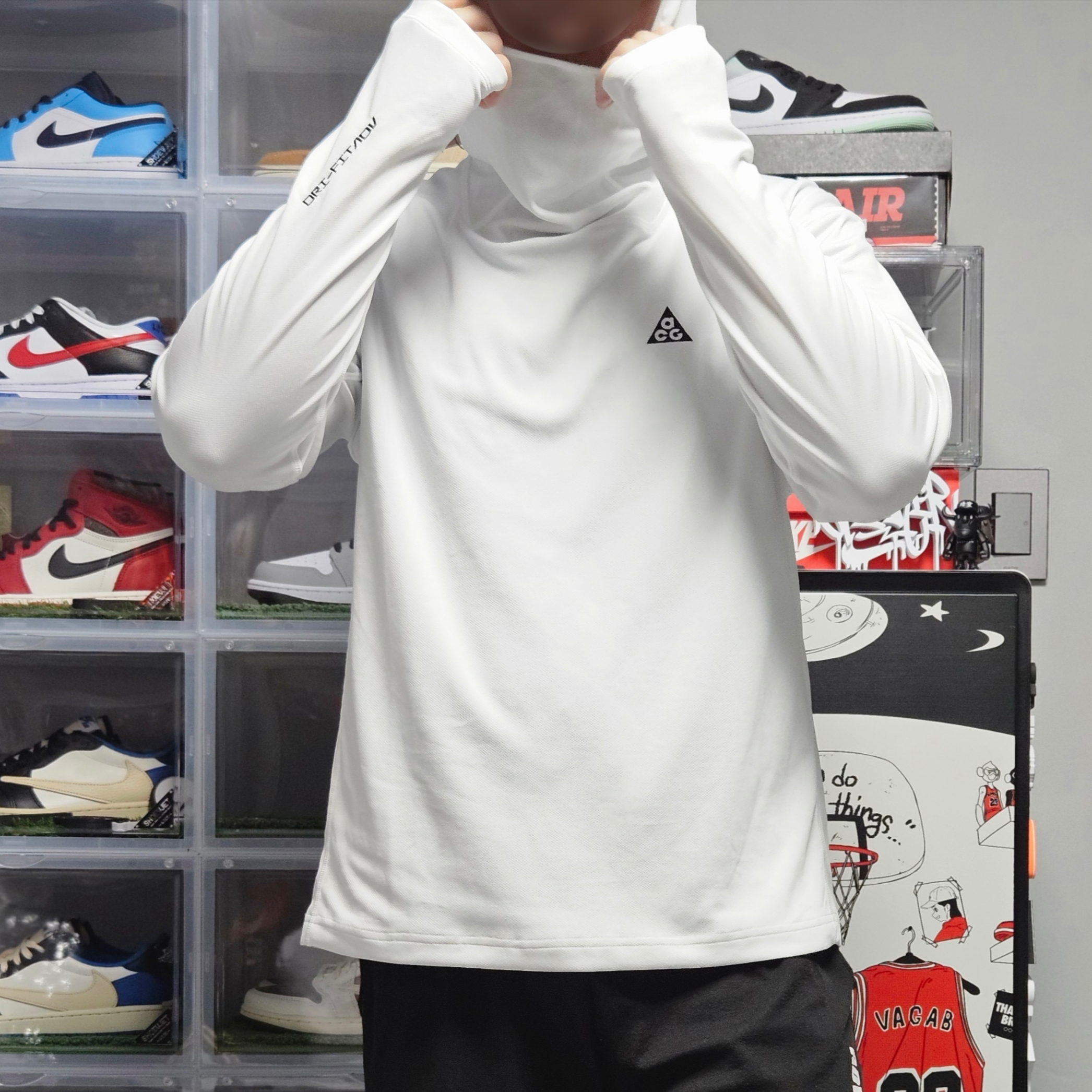 Nike ACG Dri-Fit ADV Lava Tree UV Hoodie Summit White - Asia 착용 스타일 - 2