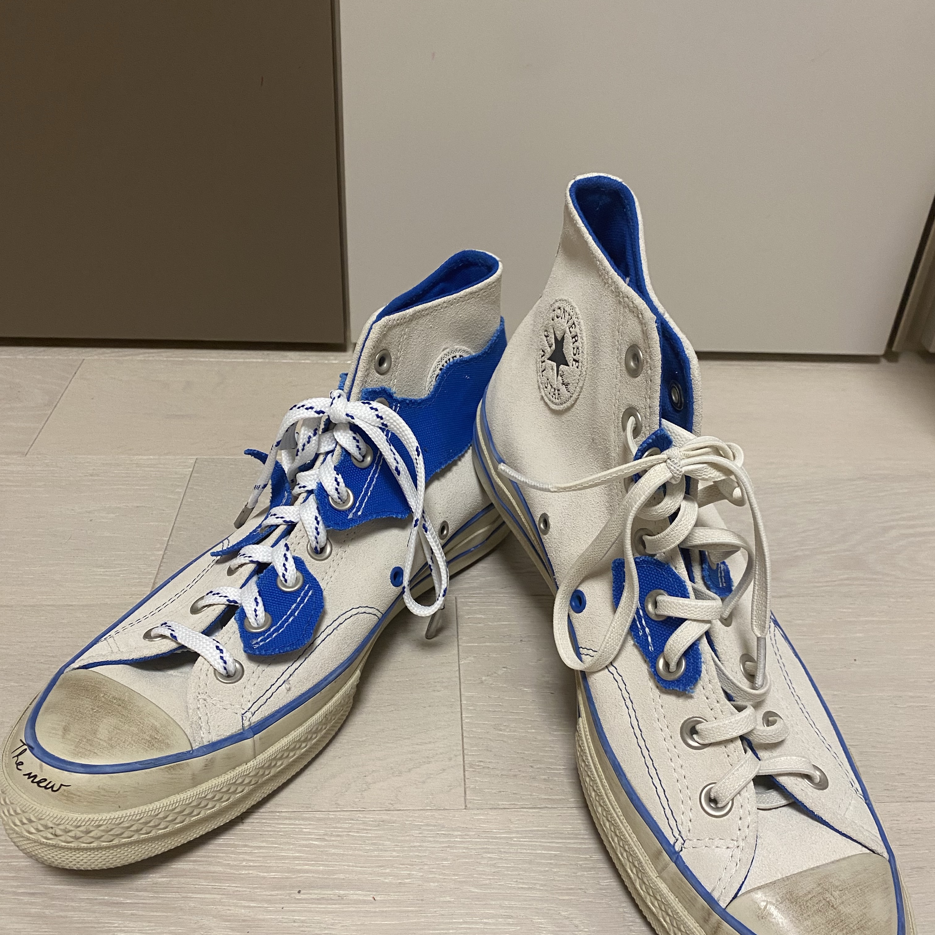 Converse x Ader Error Chuck 70 High White 착용 스타일 - 1
