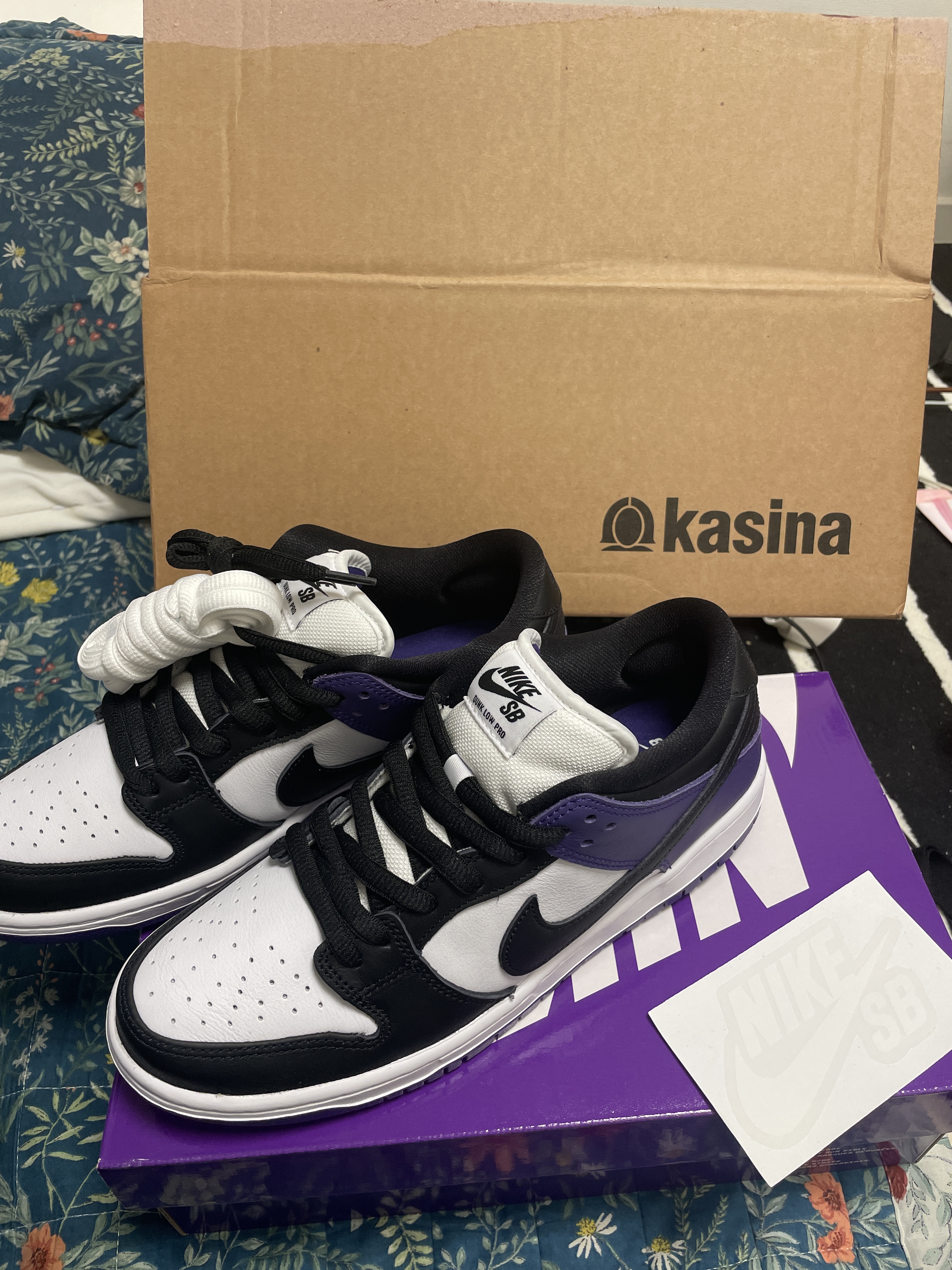 Nike SB Dunk Low Pro Court Purple 착용 스타일