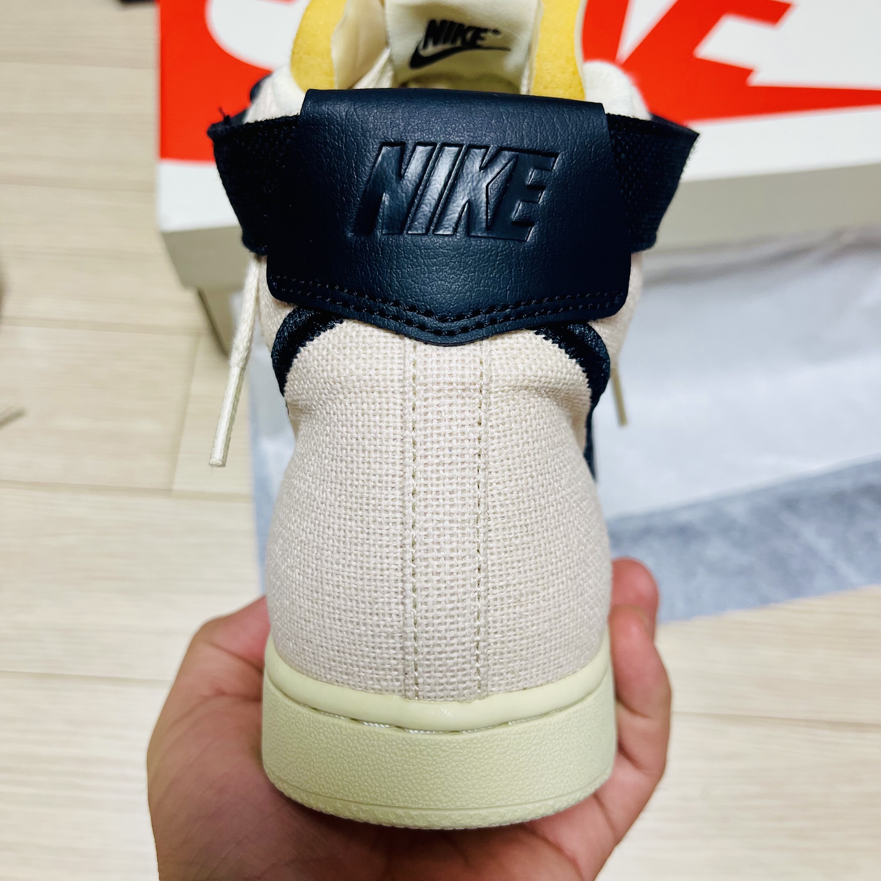 Nike x Stussy Vandal High Fossil 착용 스타일 - 3