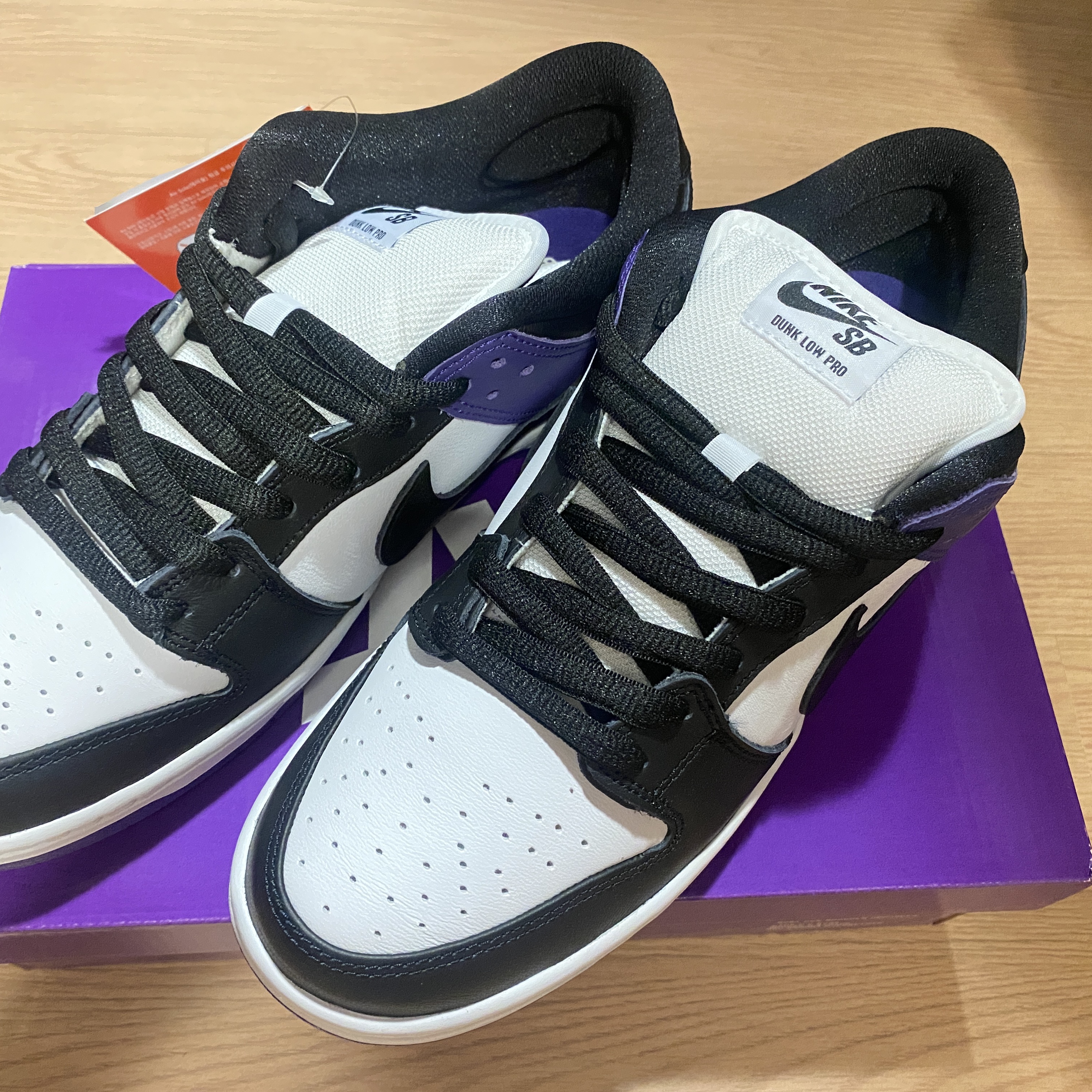 Nike SB Dunk Low Pro Court Purple 착용 스타일