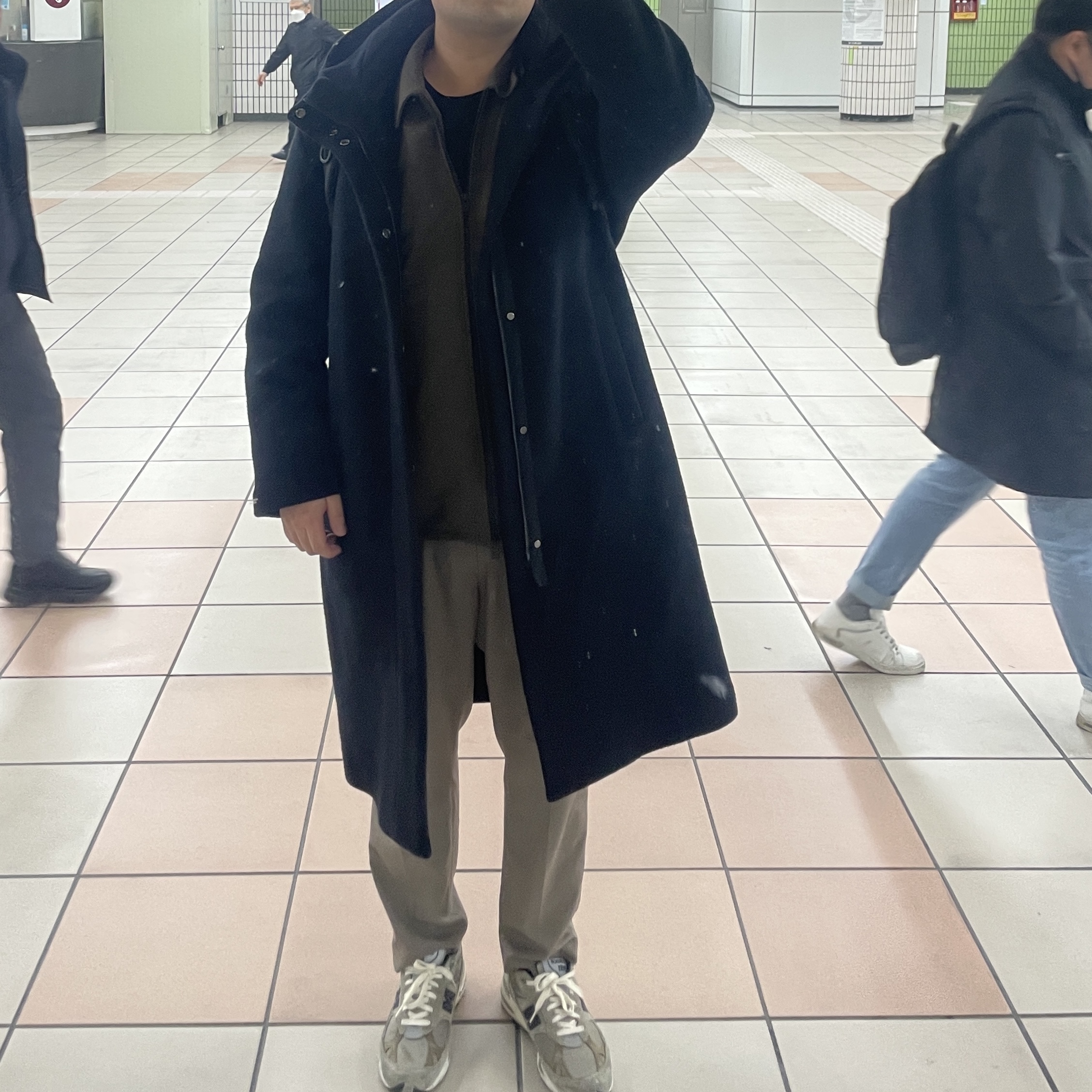 New Balance x JJJJound 991 Made in UK Grey 착용 스타일