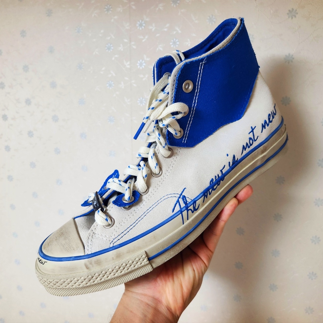 Converse x Ader Error Chuck 70 High White 착용 스타일 - 1