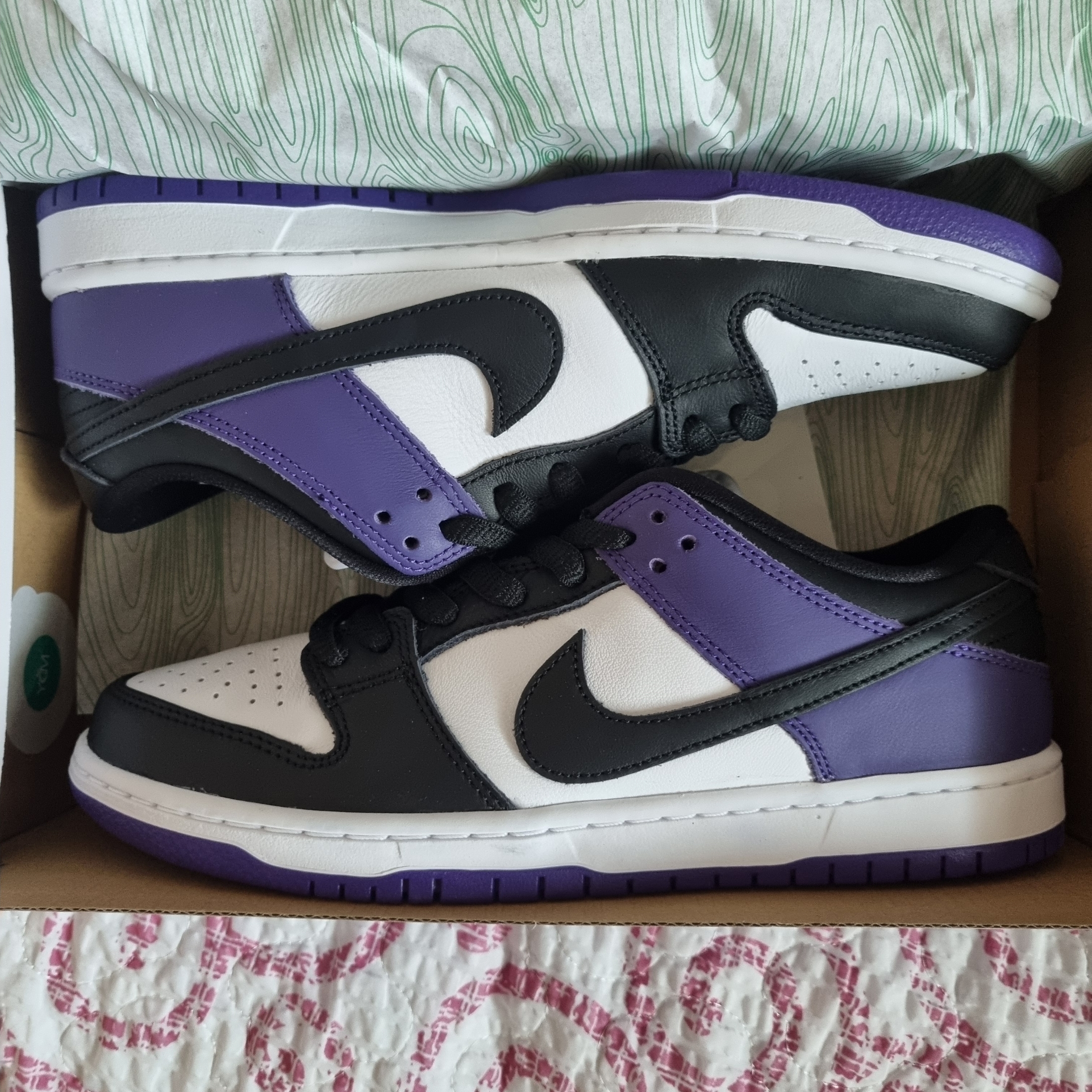 Nike SB Dunk Low Pro Court Purple 착용 스타일