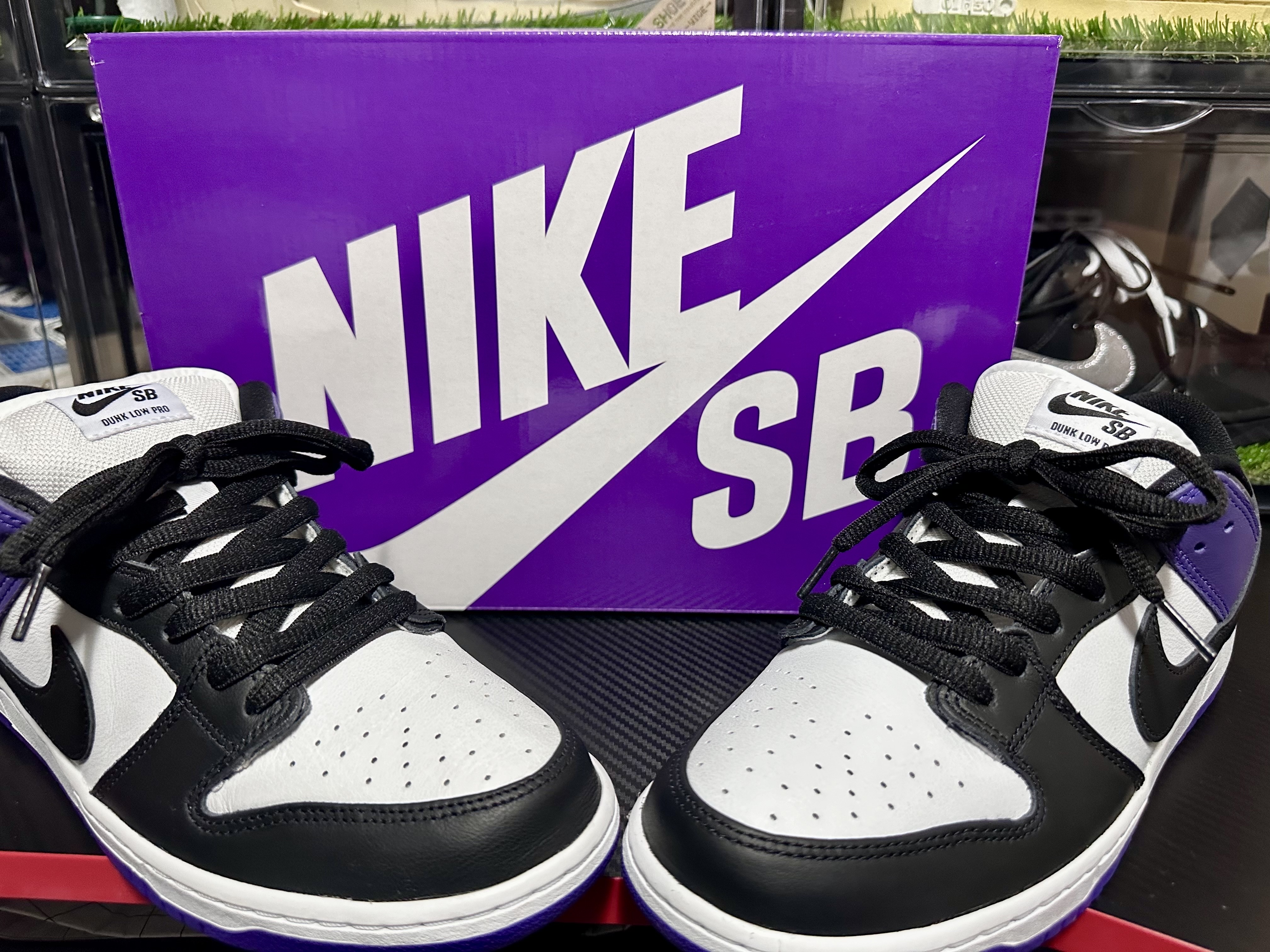 Nike SB Dunk Low Pro Court Purple 착용 스타일 - 3