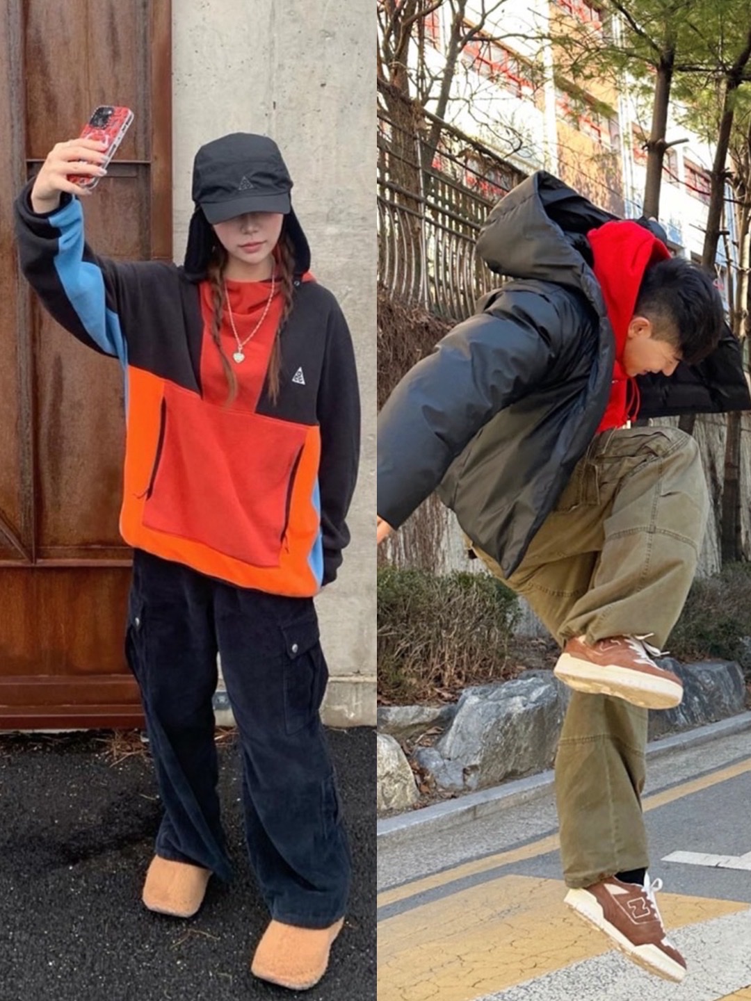 Nike ACG Polartec Wolf Tree Pullover Hoodie Cinnabar - US/EU, Supreme Box Logo Hooded Sweatshirt Red - 23FW 착용 스타일 - 2
