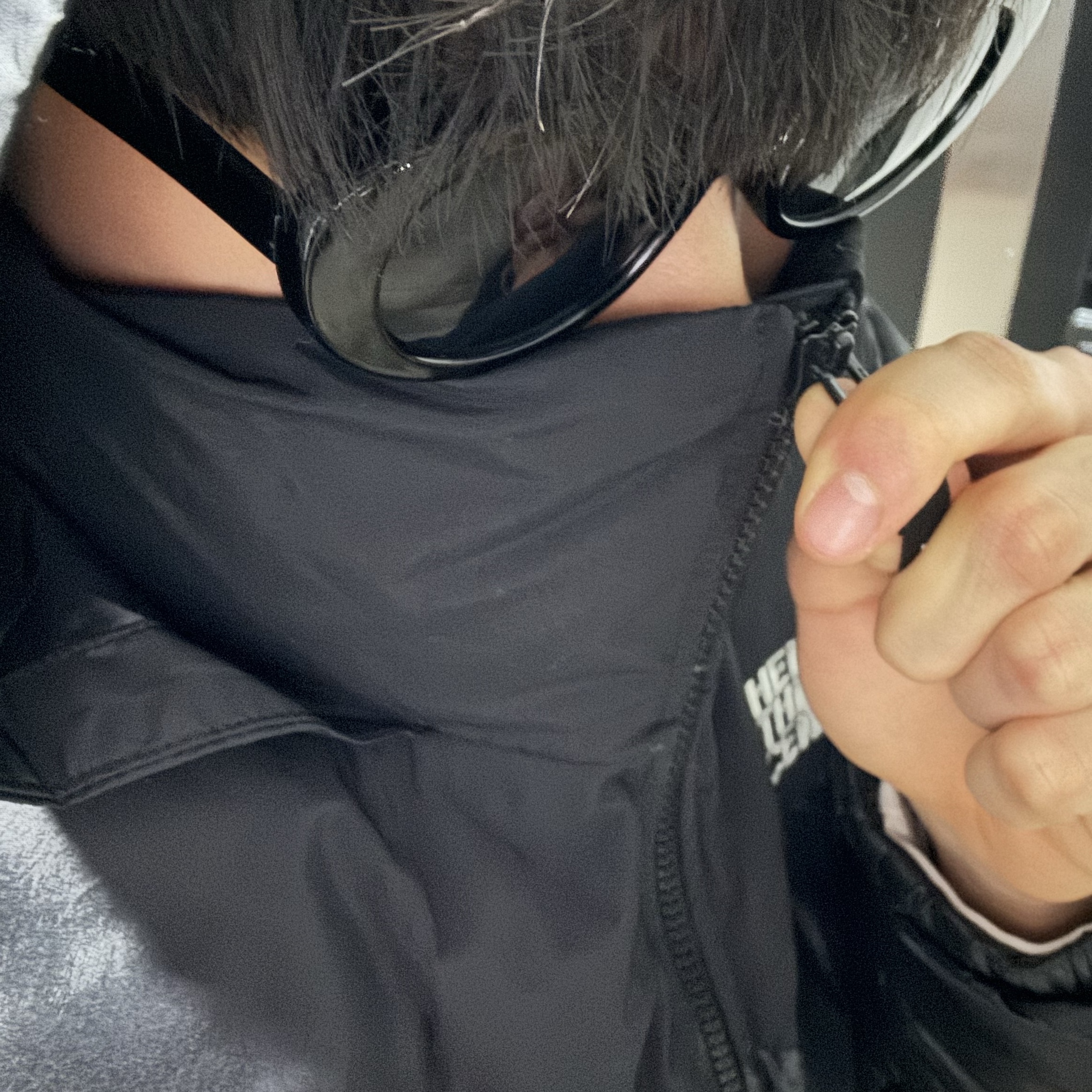 The North Face On Ball Jacket Black 착용 스타일
