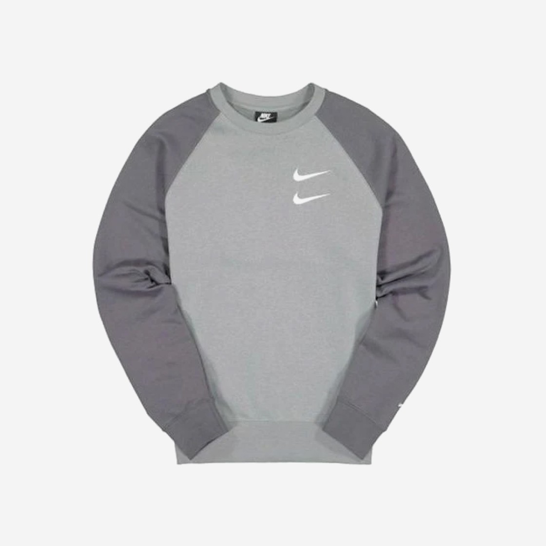 Nike NSW Double Swoosh Sweatshirt Particle Grey - US/EU 상세 이미지 1