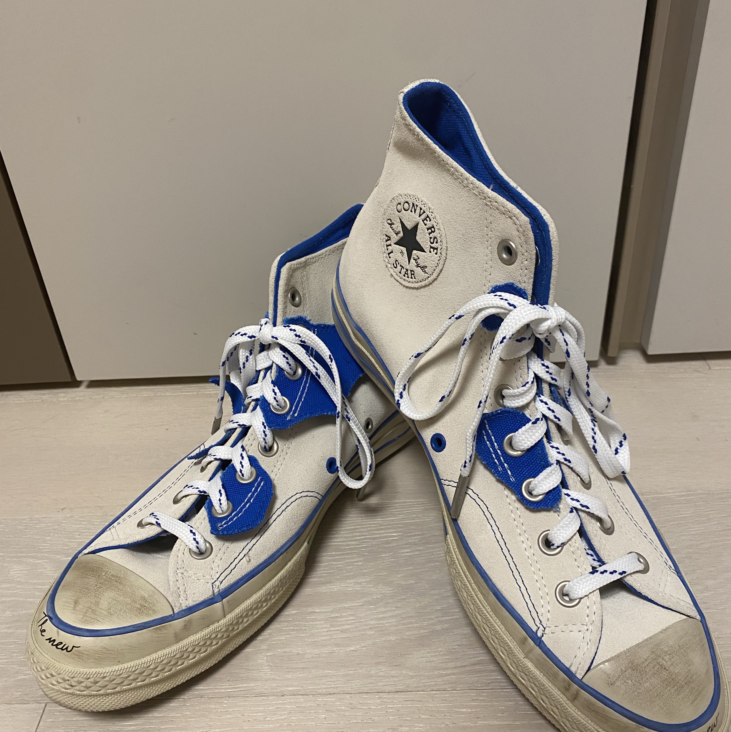 Converse x Ader Error Chuck 70 High White 착용 스타일 - 2
