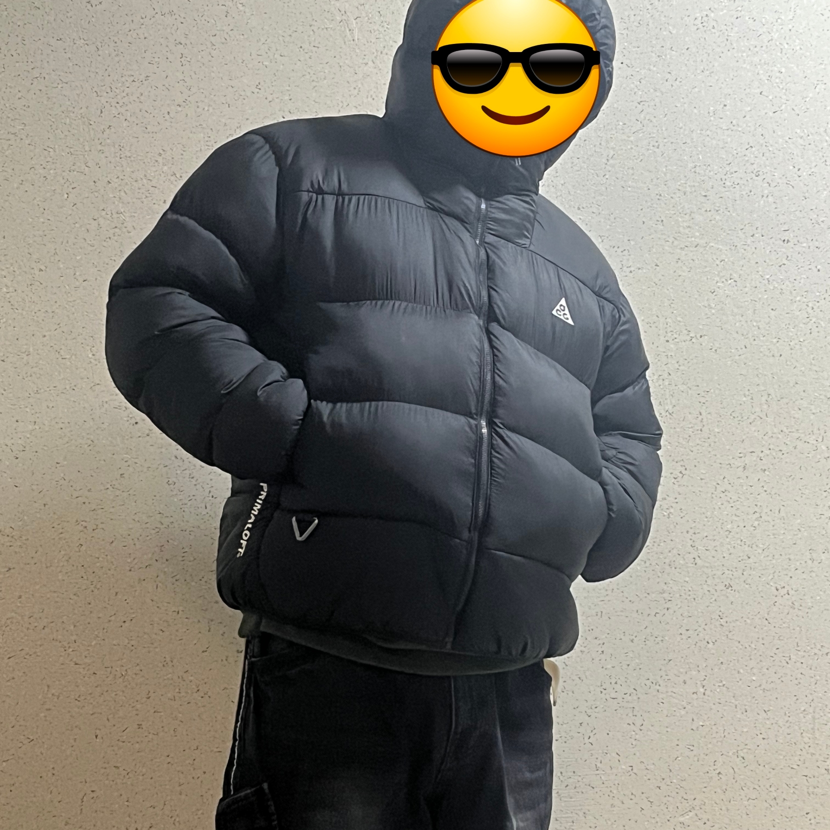 Nike ACG Therma-Fit ADV Lunar Lake Puffer Jacket Black - Asia 착용 스타일