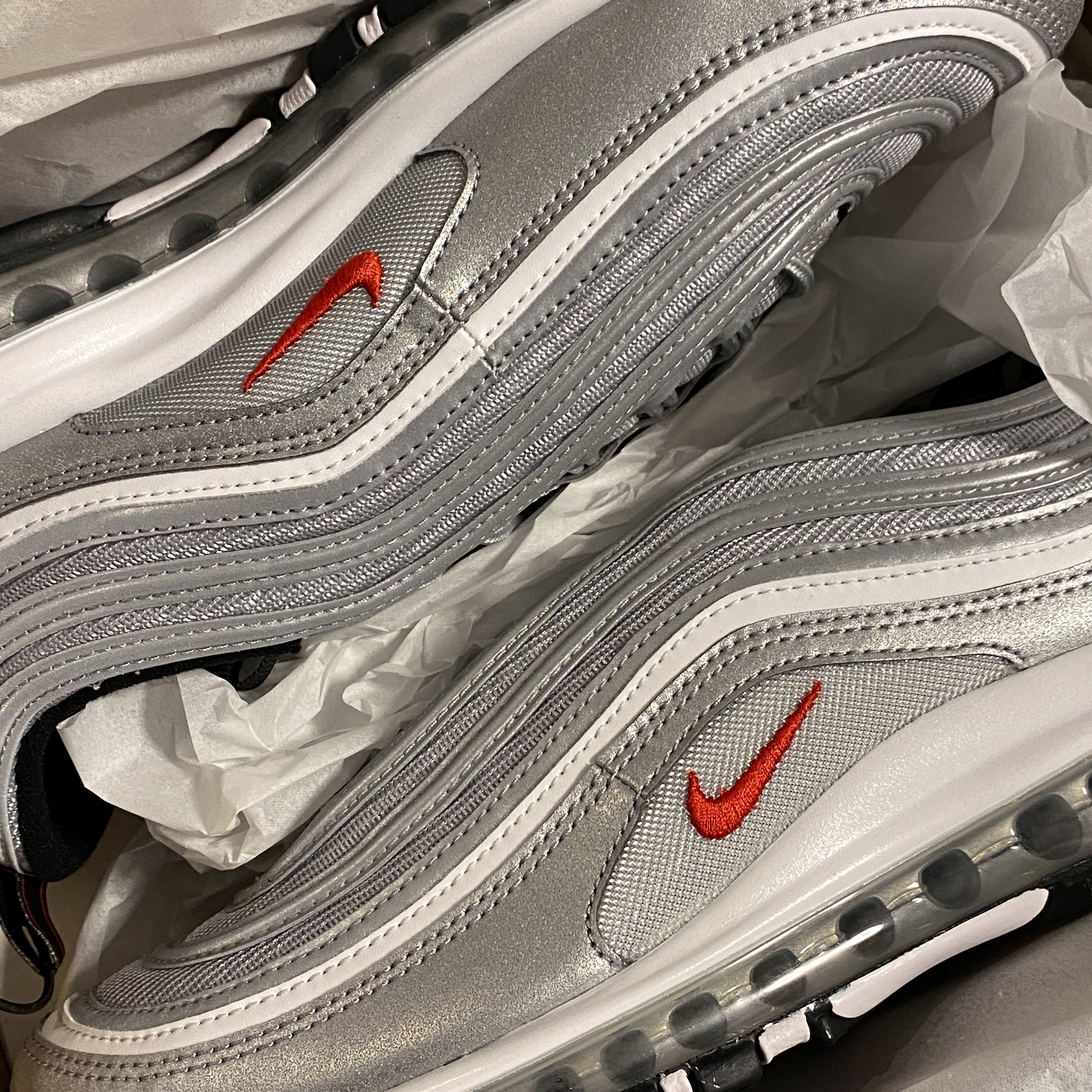 Nike Air Max 97 OG Silver Bullet 2022 착용 스타일