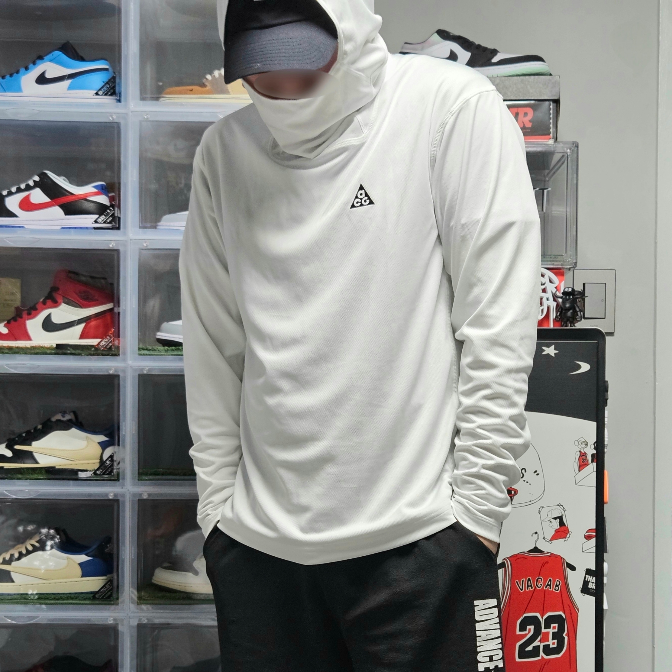 Nike ACG Dri-Fit ADV Lava Tree UV Hoodie Summit White - Asia 착용 스타일 - 1
