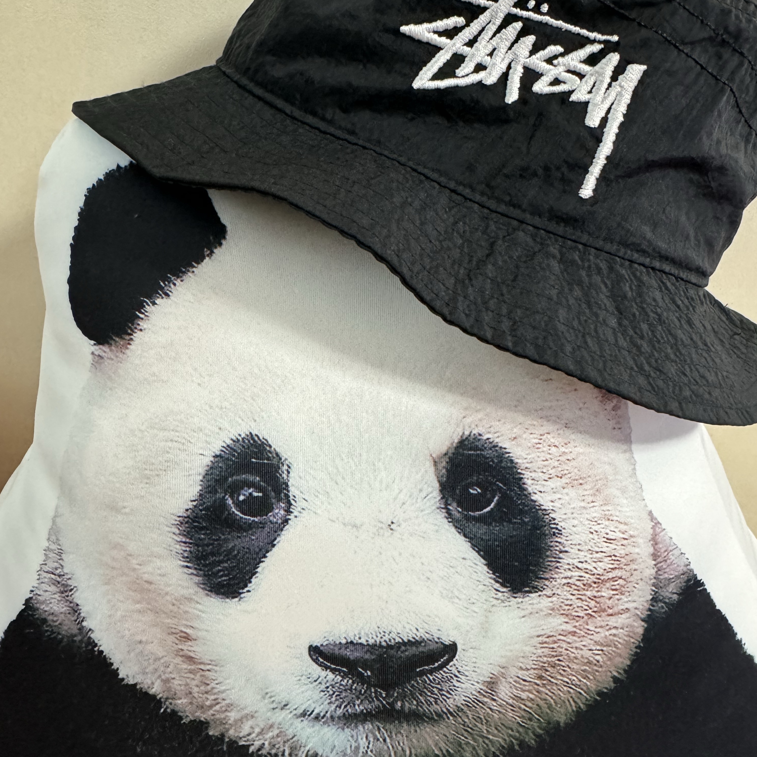 Nike x Stussy Bucket Hat Black 착용 스타일