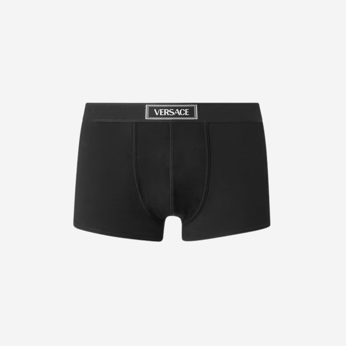 Versace 90s Logo Trunks Black 상세 이미지 1