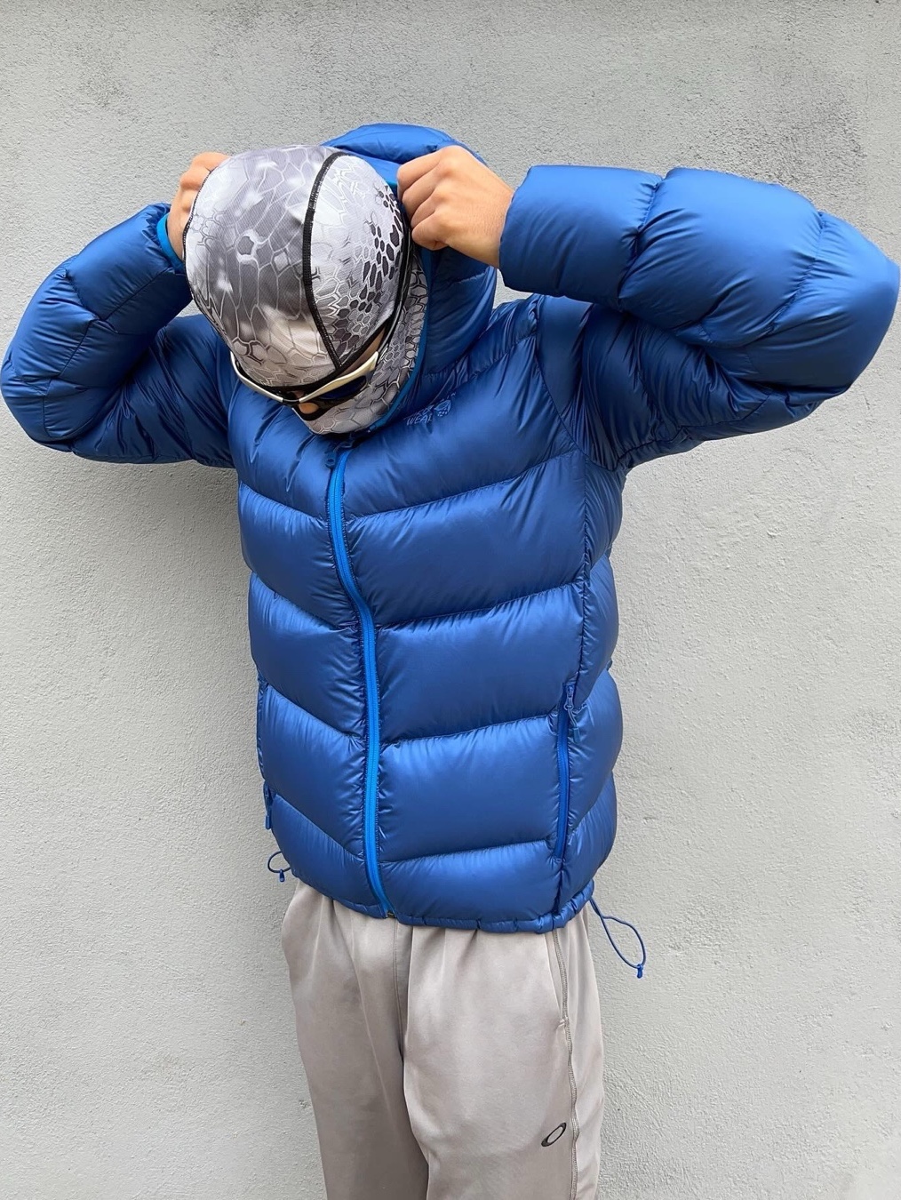 Palace x C.P. Company DD Shell Ripstop Explorer Jacket Mazarine Blue - 23FW, The North Face 1996 Retro Nuptse Jacket Norse Blue 착용 스타일 - 4