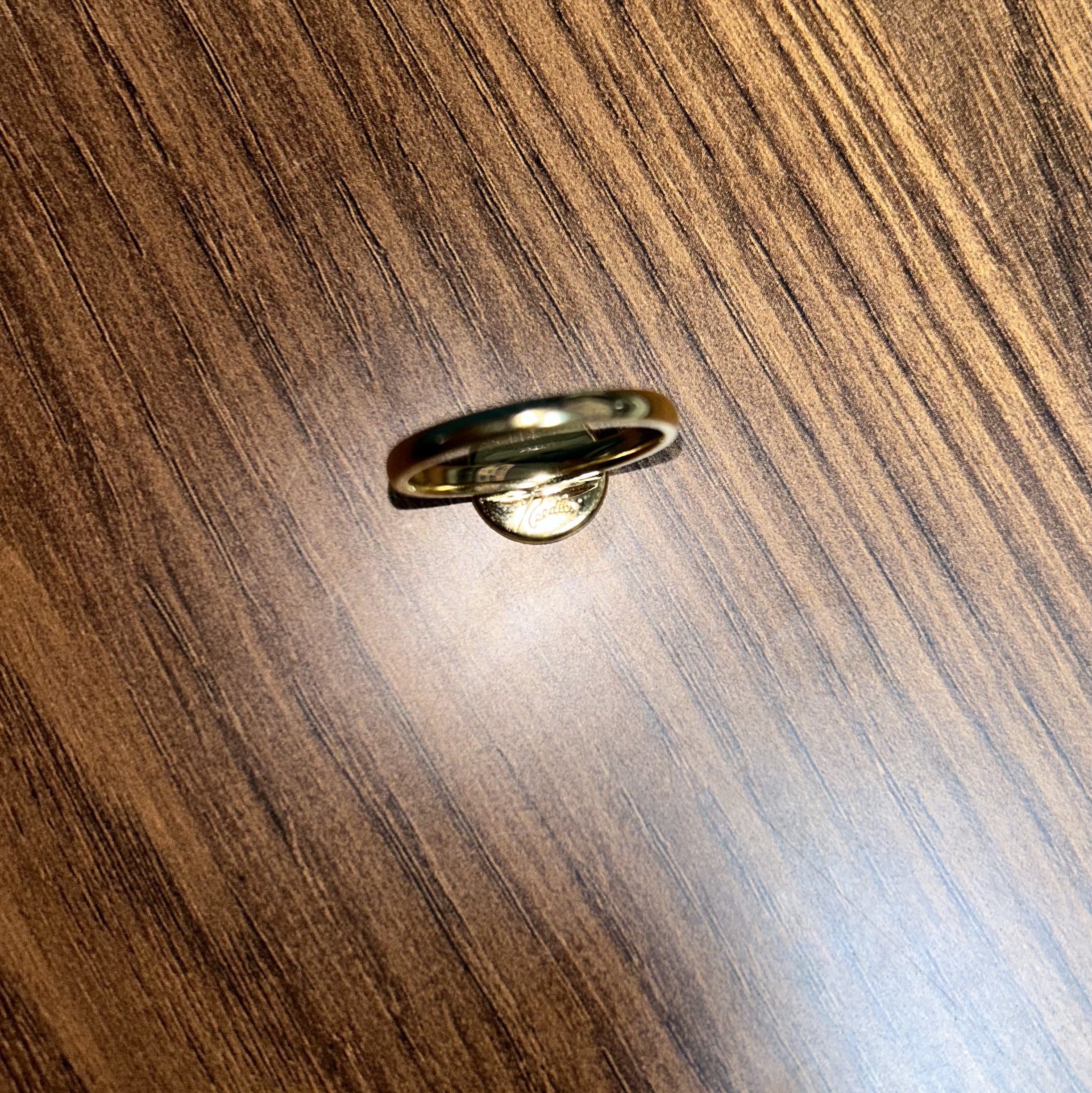 Needles Peace Ring Gold 착용 스타일 - 2