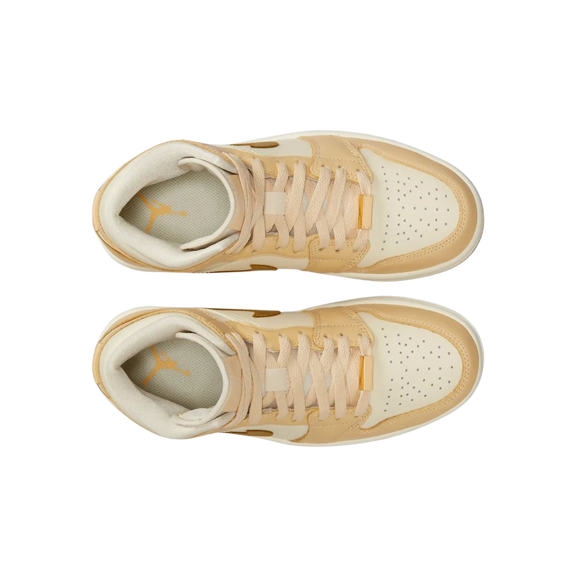 (W) 조던 1 미드 SE 페일 바닐라 메탈릭 골드((W) Jordan 1 Mid SE Pale Vanilla Metallic Gold) - 2