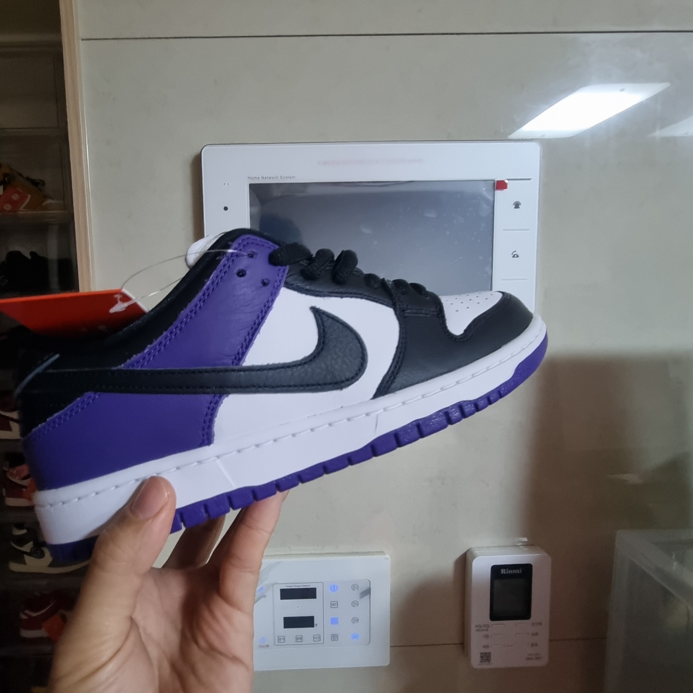Nike SB Dunk Low Pro Court Purple 착용 스타일