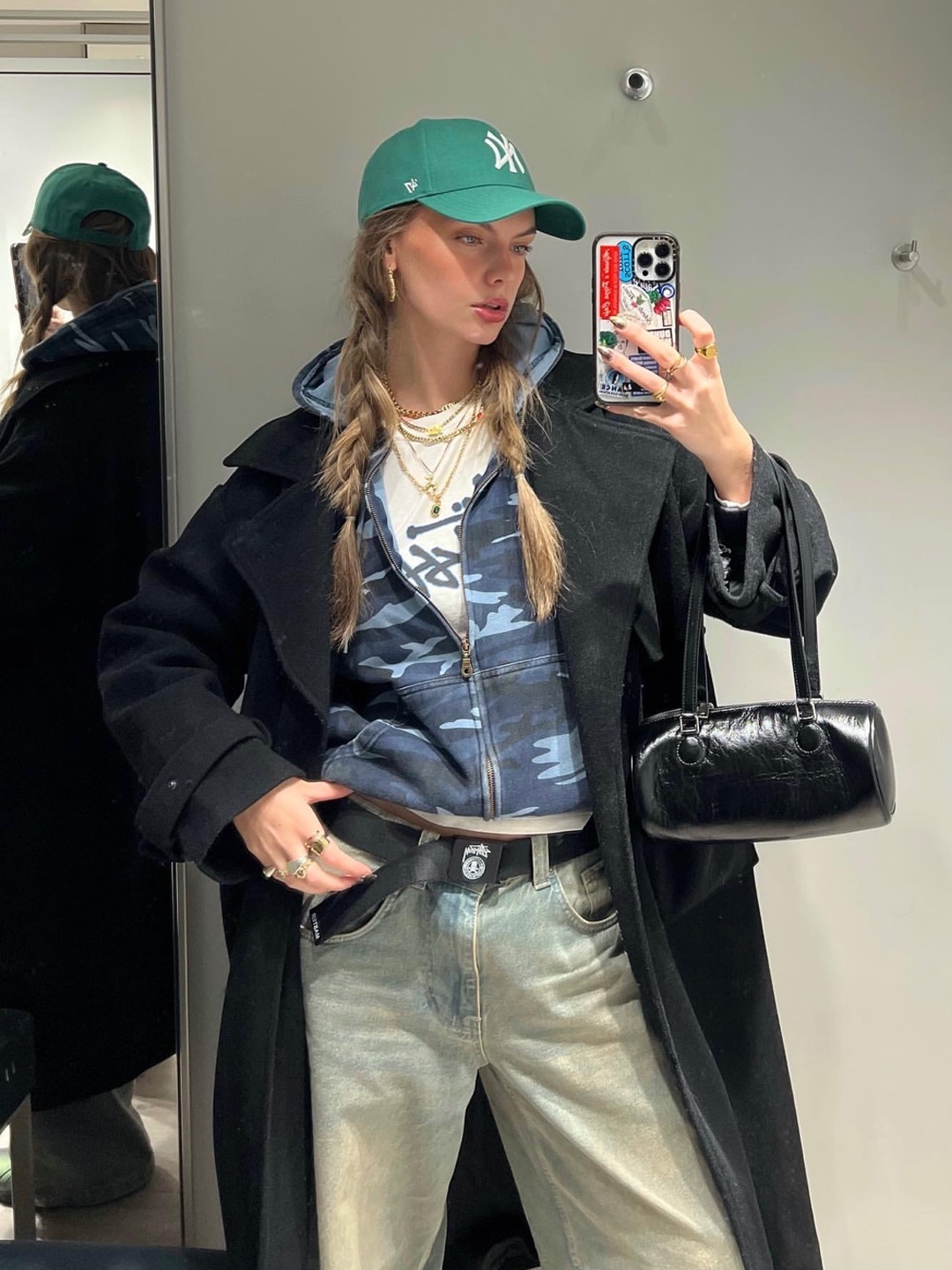 Aime Leon Dore x New Era 59FIFTY Yankees Hat Green, Thisisneverthat x New Era x MLB New York Yankees 9FIFTY Retro Crown Cap Navy 착용 스타일 - 5