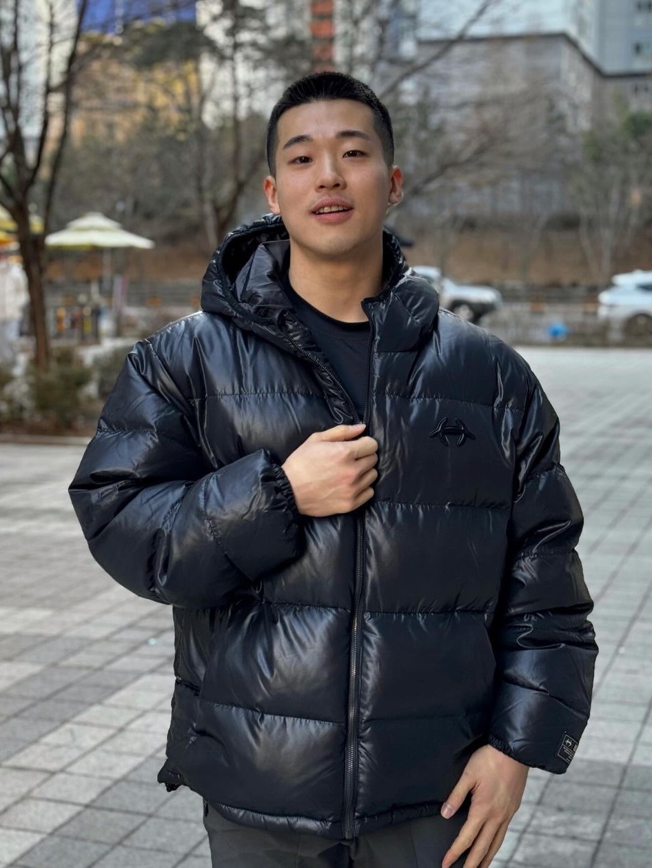 HDEX Ripstop Duck Down Puffer Black 착용 스타일 - 2