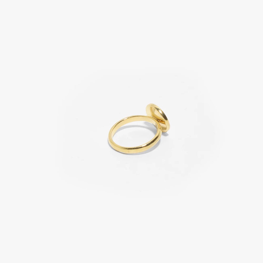 Needles Peace Ring Gold 착용 스타일 - 3