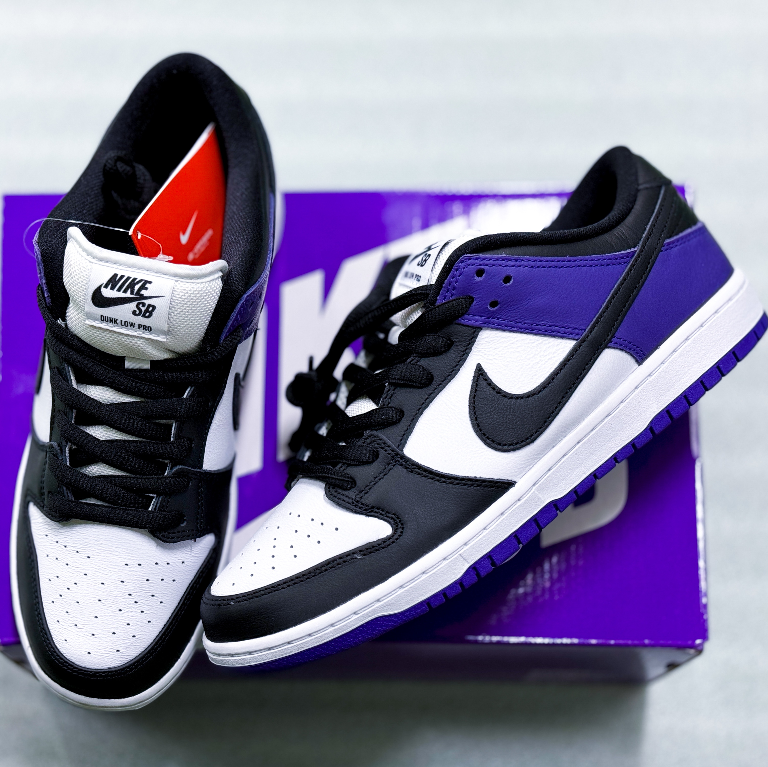 Nike SB Dunk Low Pro Court Purple 착용 스타일