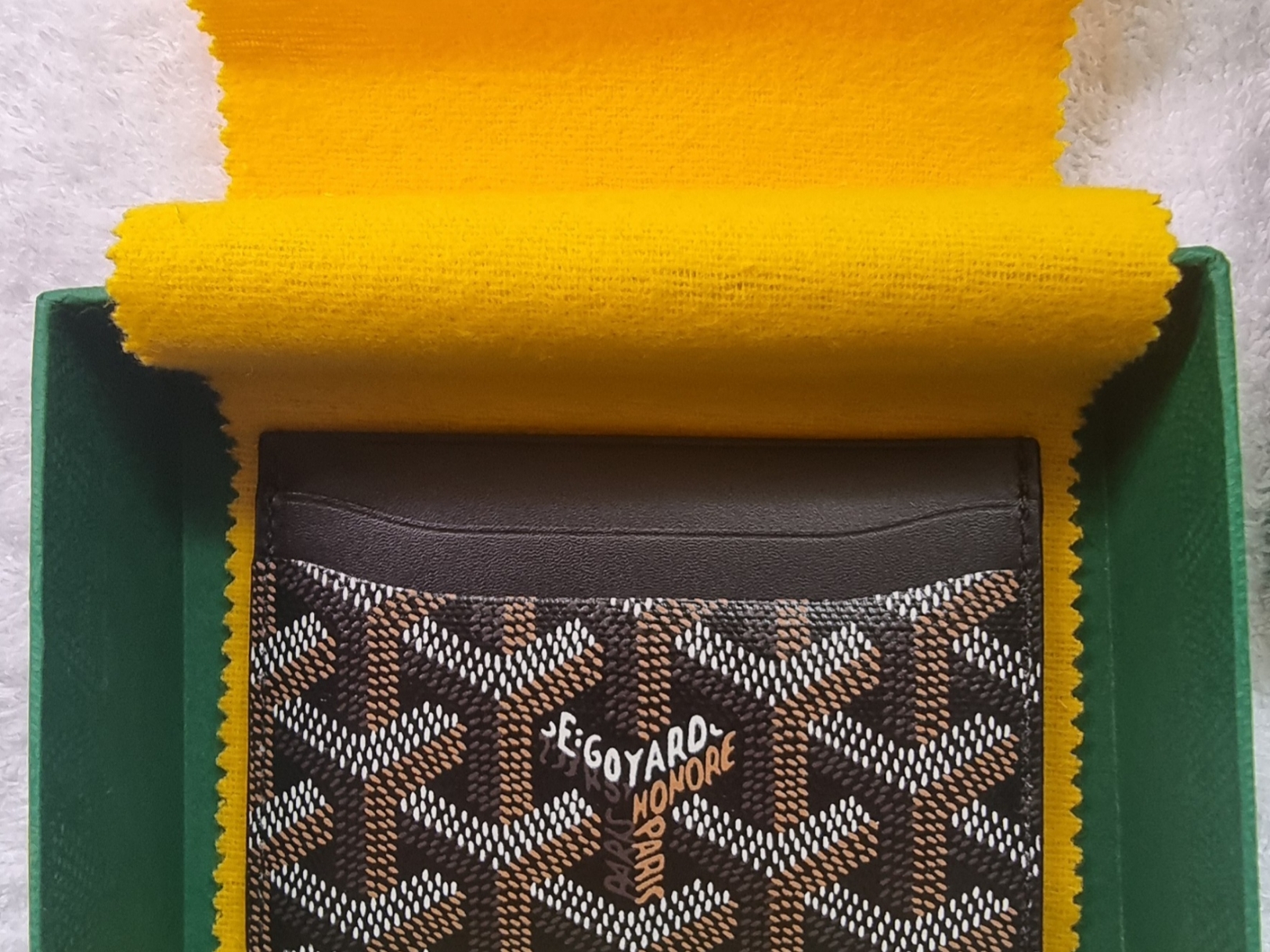 Goyard Saint Sulpice Card Holder Black 착용 스타일 - 2