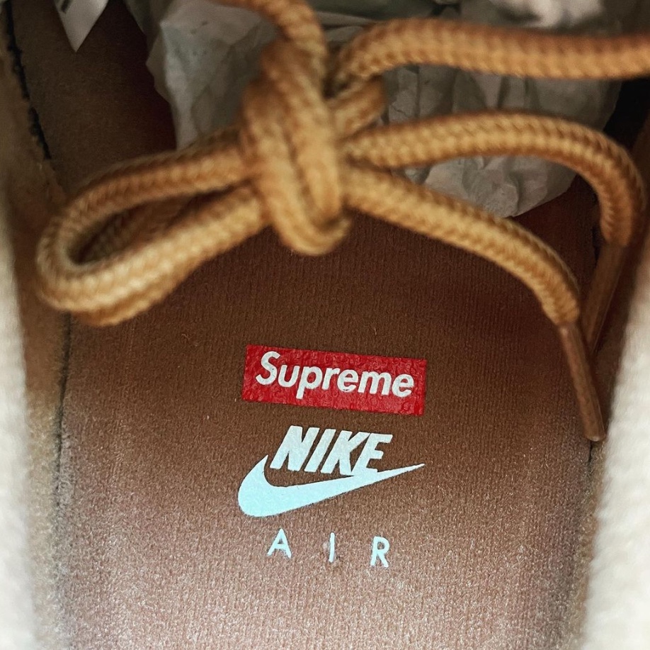 Nike x Supreme Air Force 1 Low Flax 착용 스타일 - 4