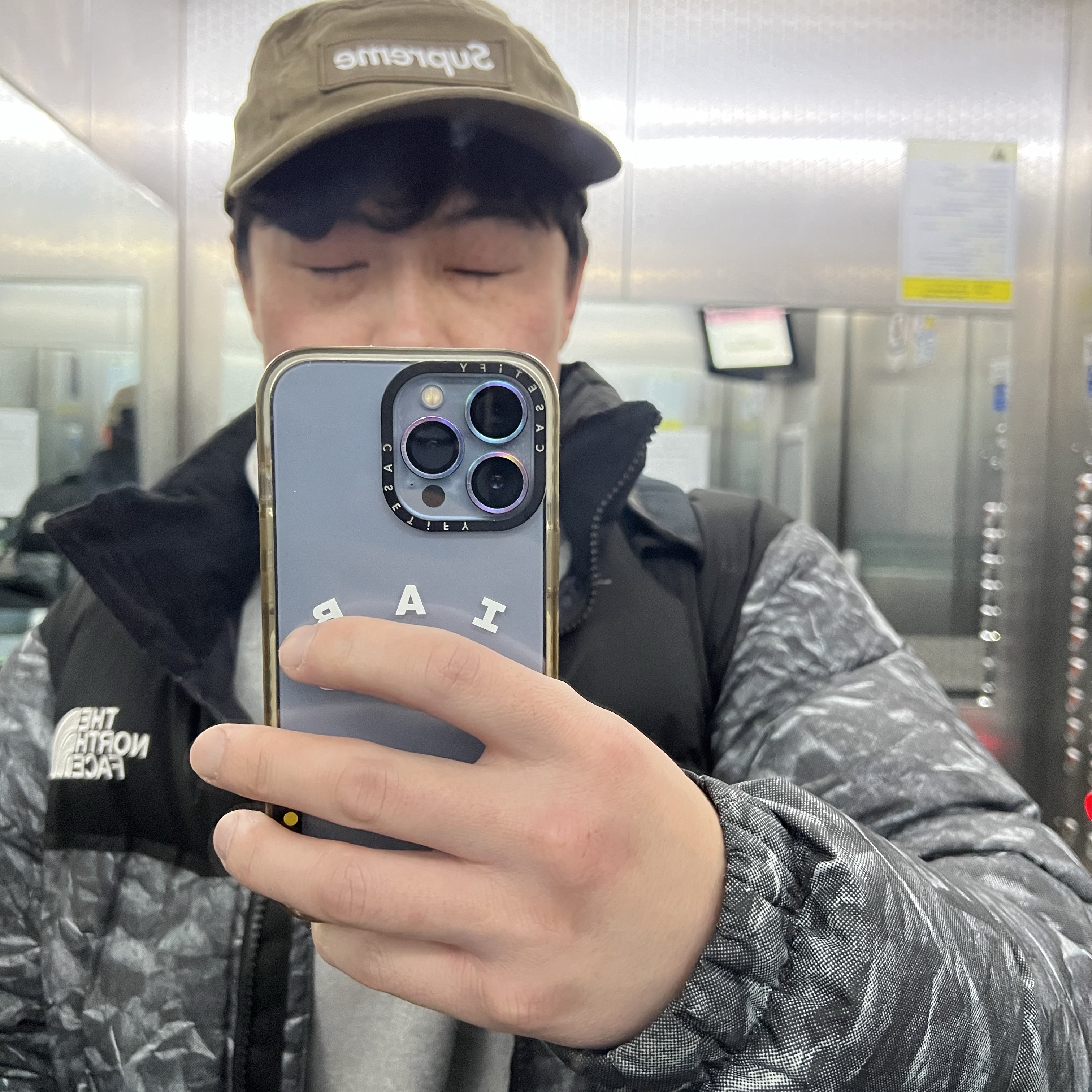 Supreme Military Camp Cap Brown - 22SS 착용 스타일