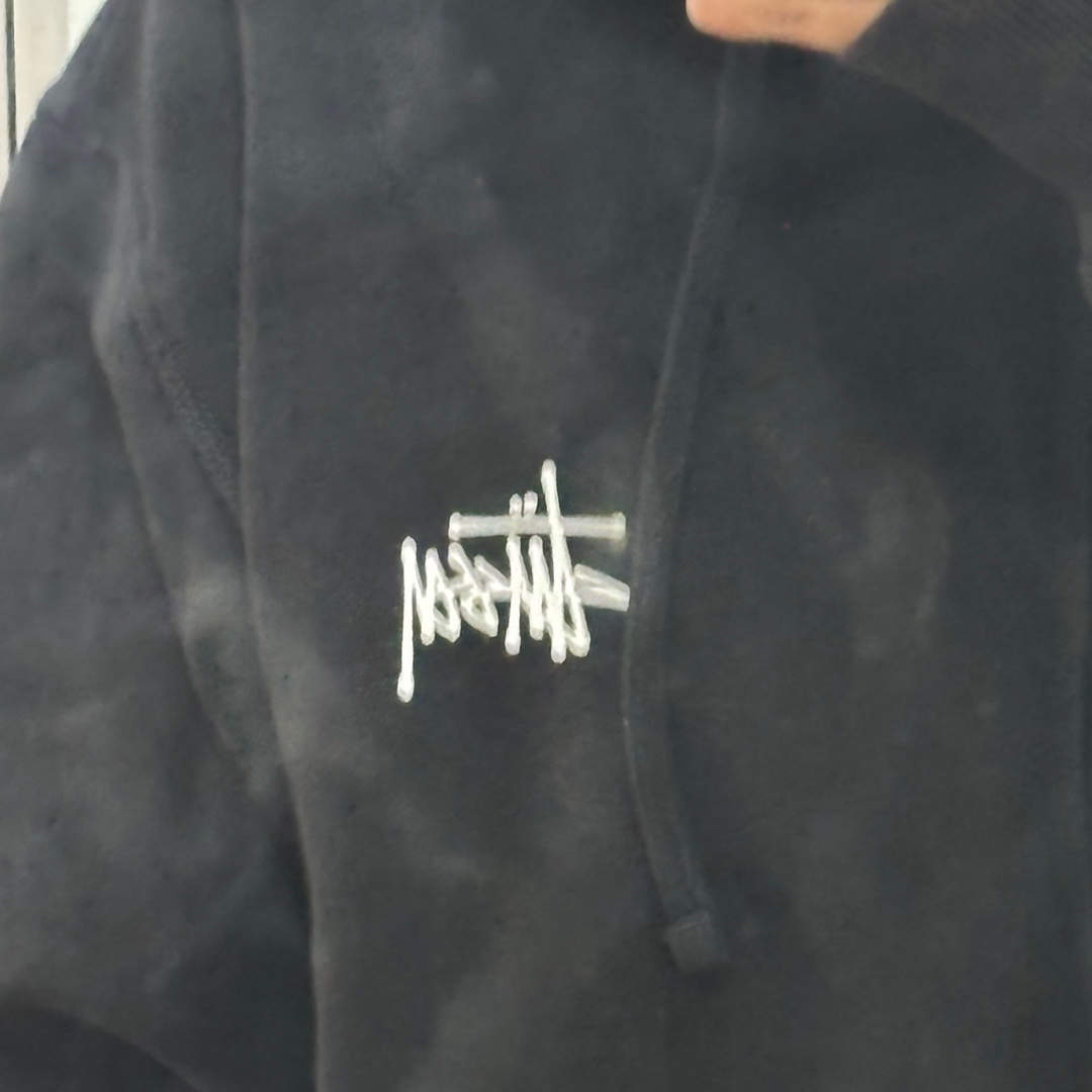 Stussy Basic Stussy Hoodie Black 2023 착용 스타일