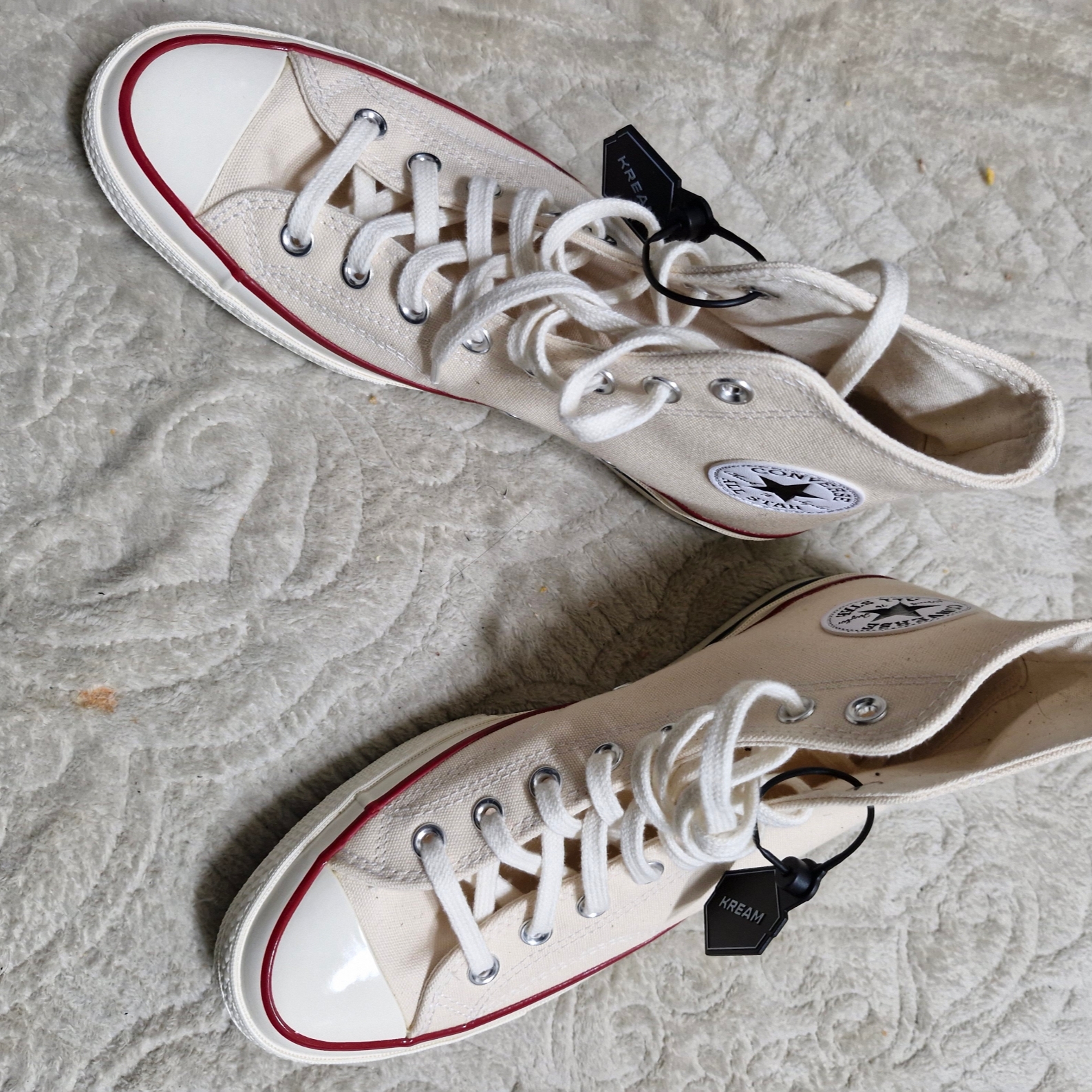 Converse Chuck 70 High Parchment 착용 스타일