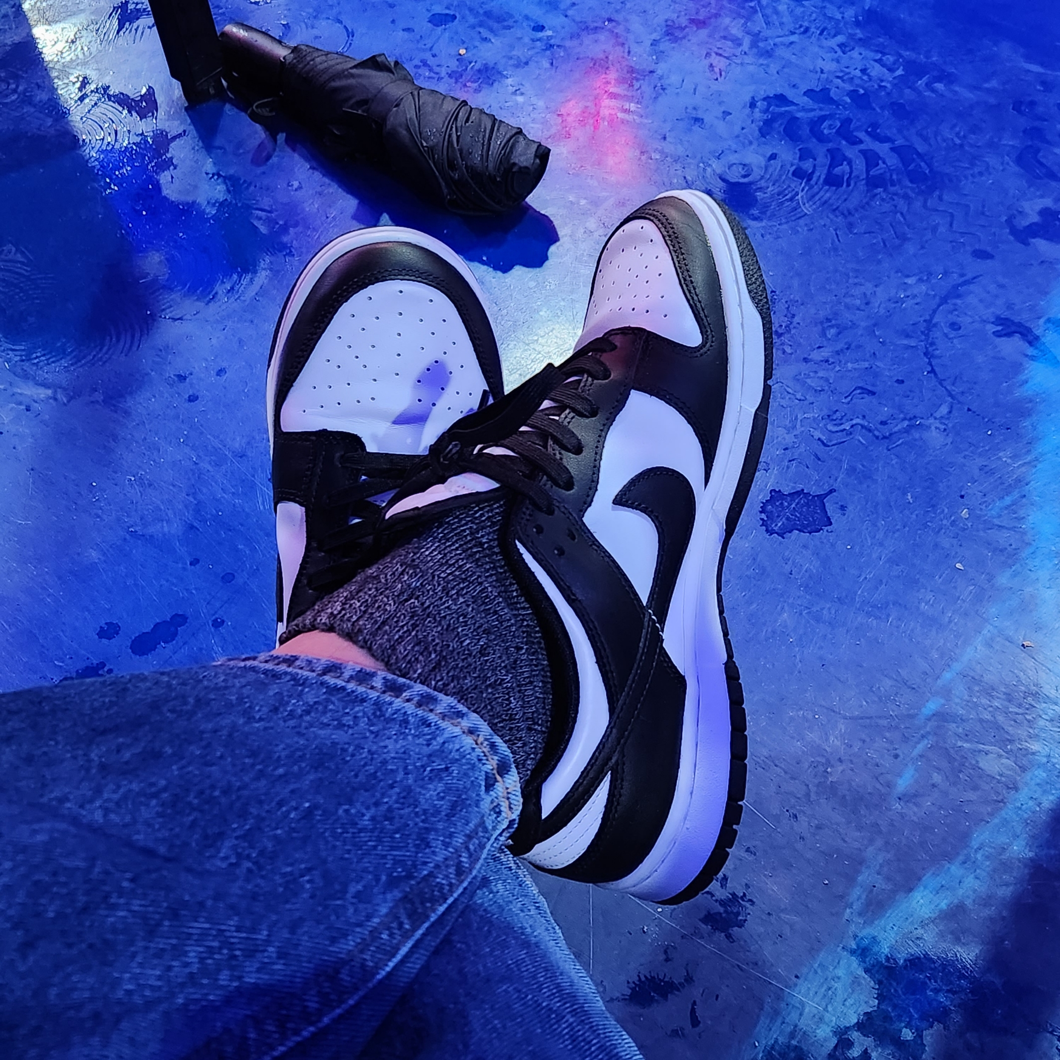 Nike Dunk Low Retro Black 착용 스타일