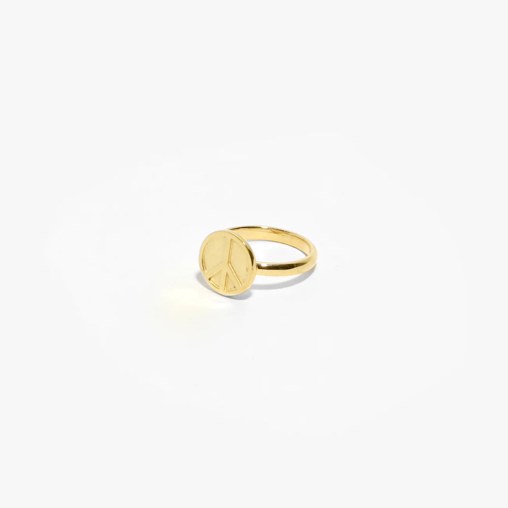 Needles Peace Ring Gold 착용 스타일 - 4