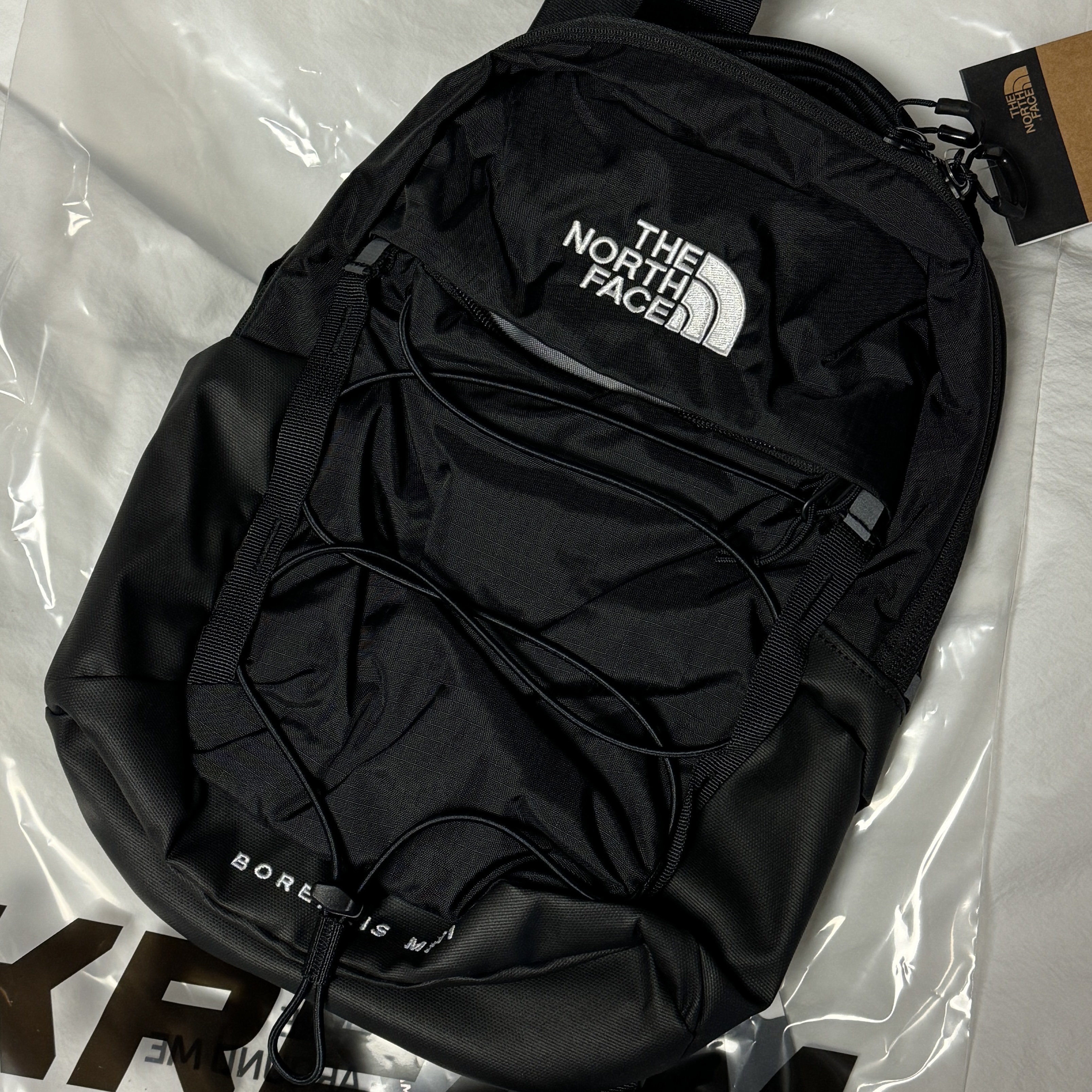 The North Face Borealis Mini Backpack Black 착용 스타일