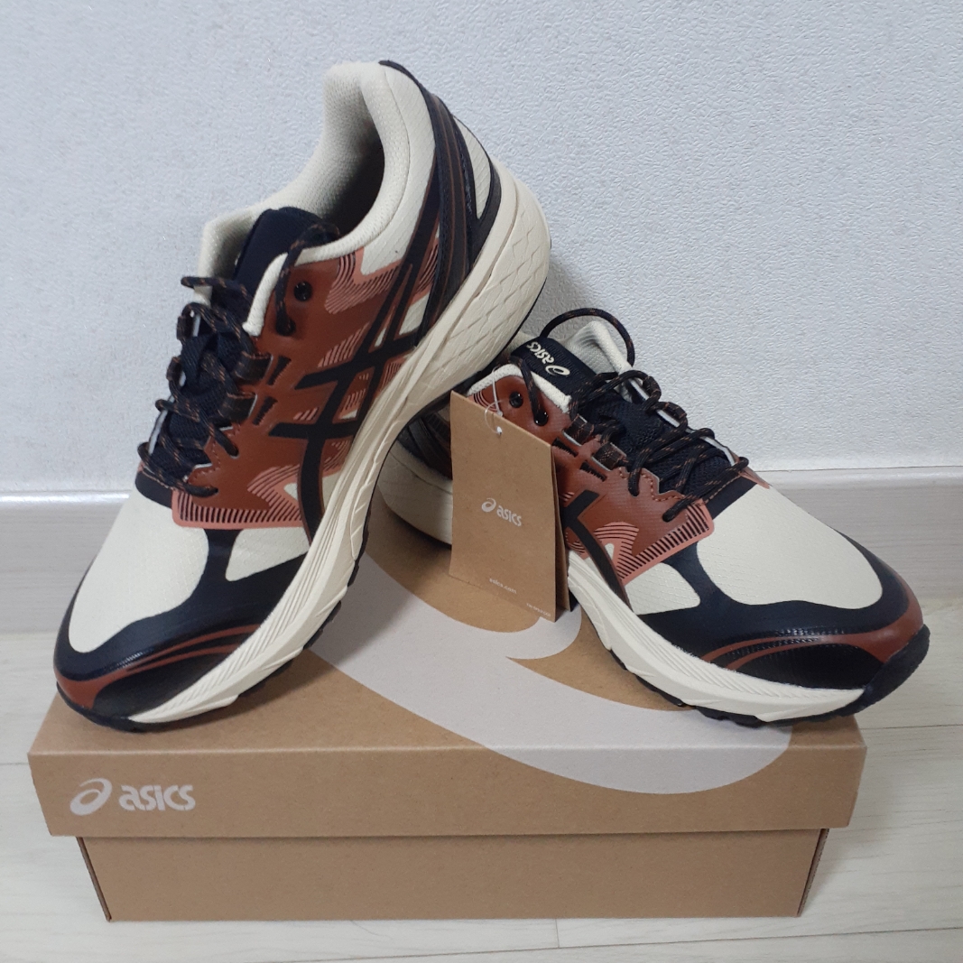 Asics Gel-Terrain Vanilla Black 착용 스타일