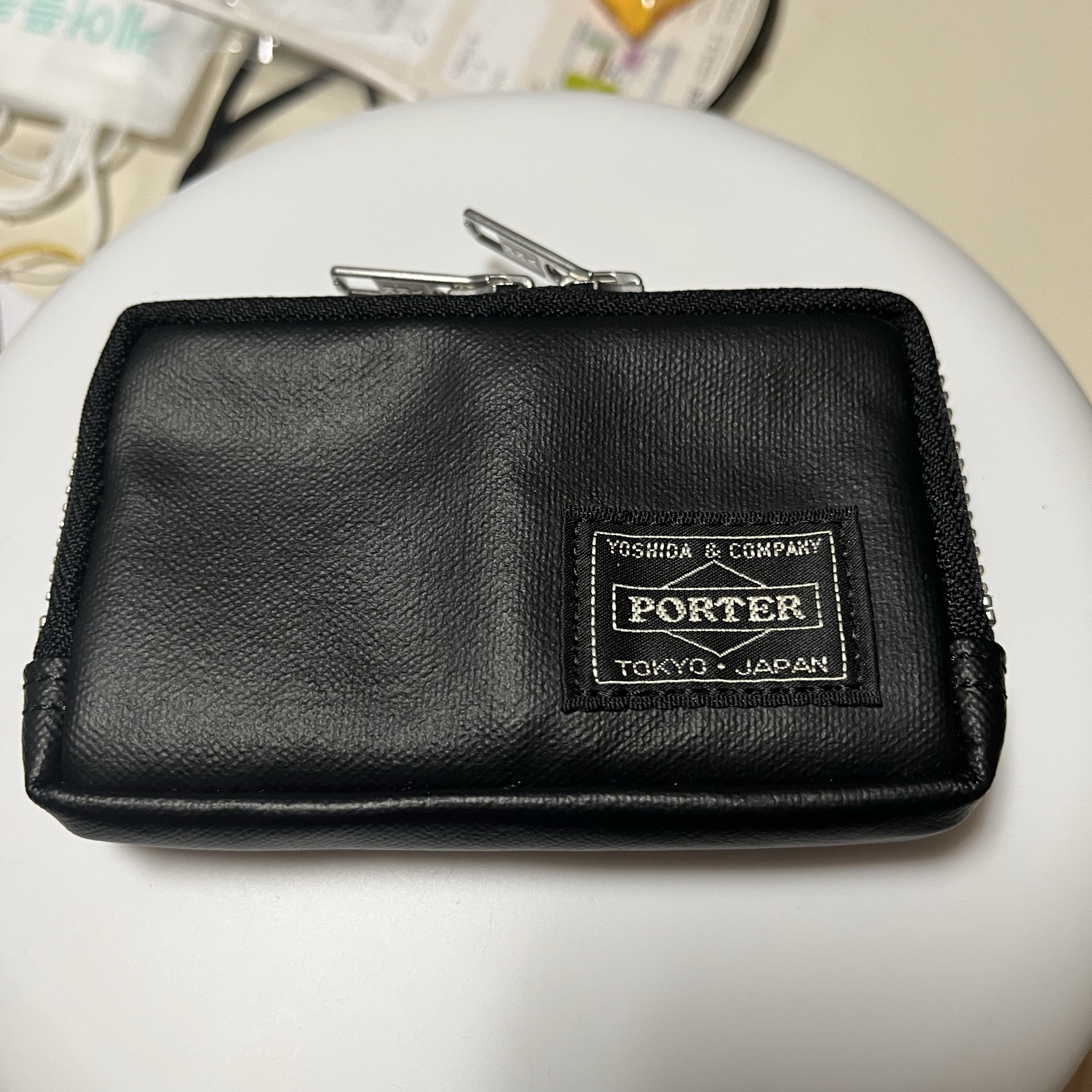 Porter Freestyle Multi Coin Case Black 착용 스타일 - 2