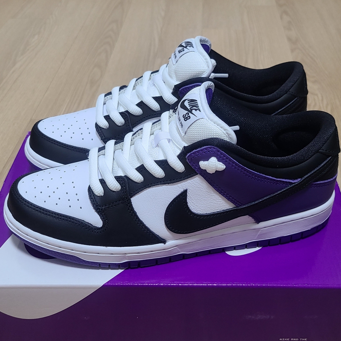 Nike SB Dunk Low Pro Court Purple 착용 스타일