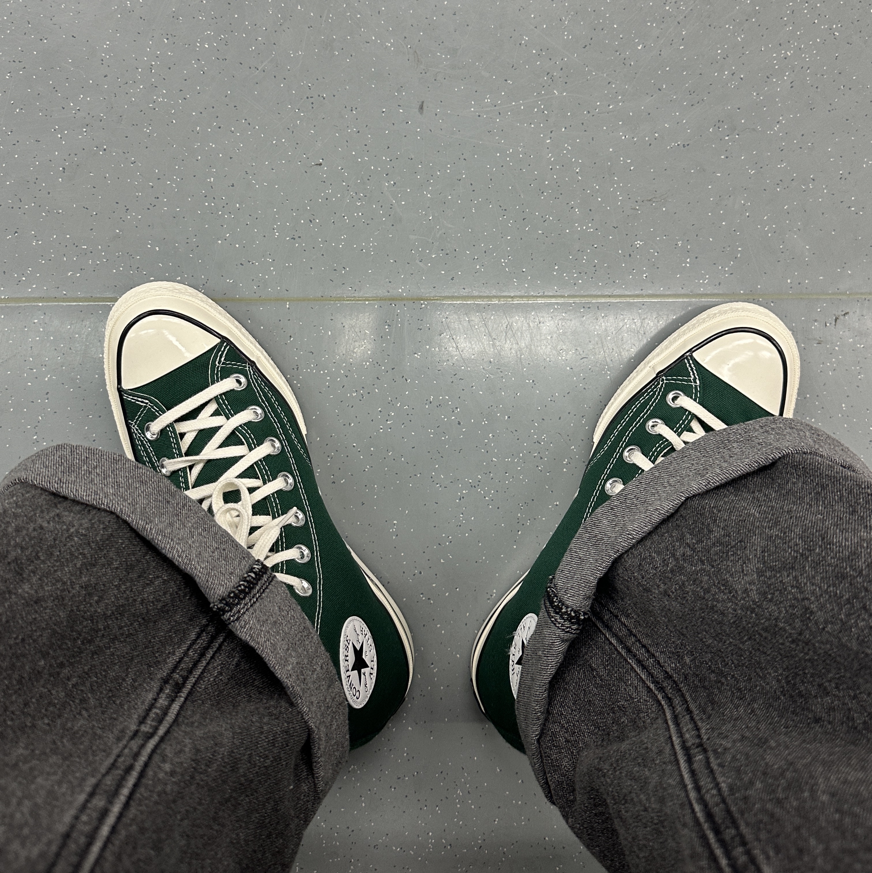 Converse Chuck 70 High Midnight Clover 착용 스타일