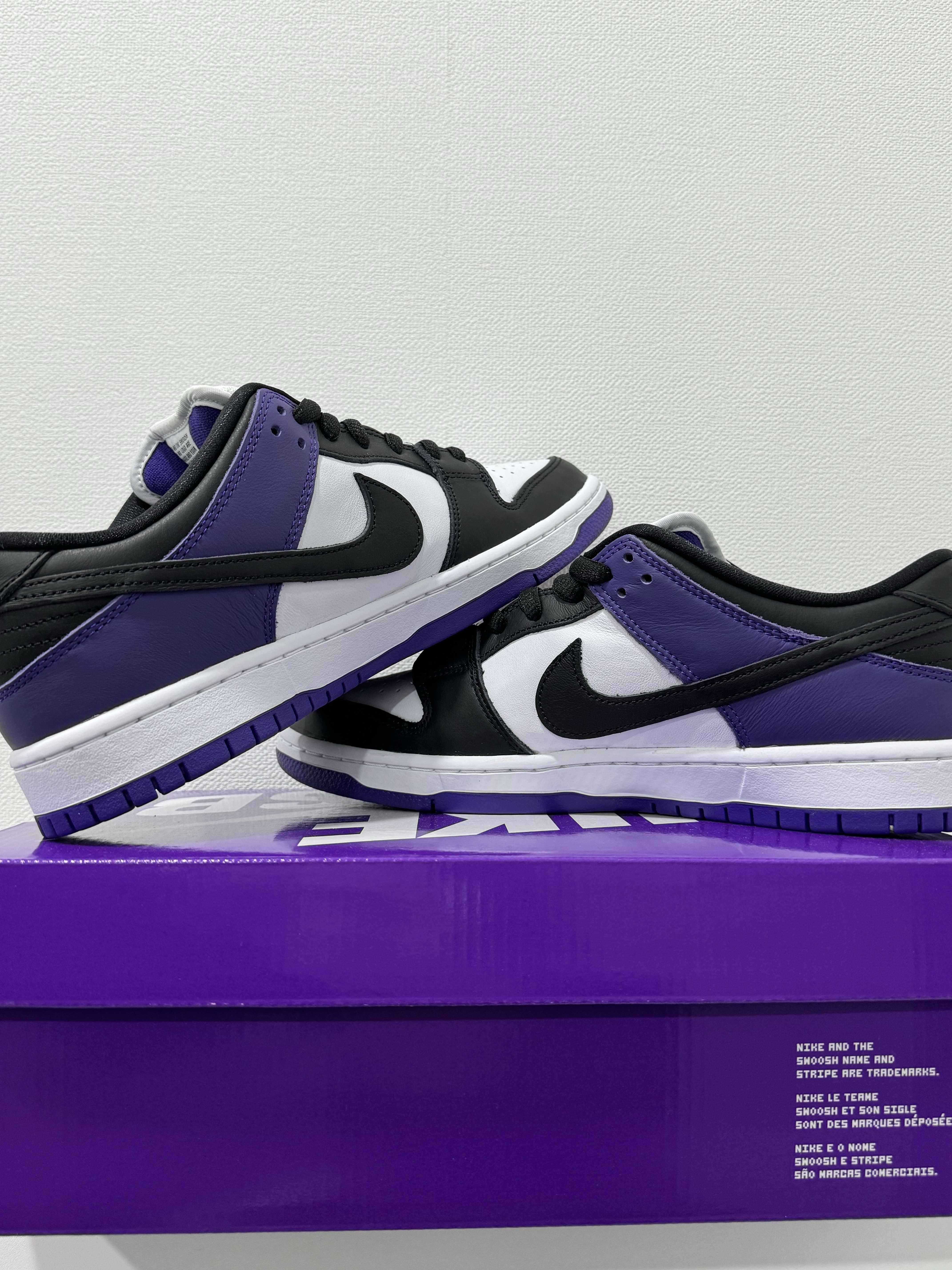 Nike SB Dunk Low Pro Court Purple 착용 스타일