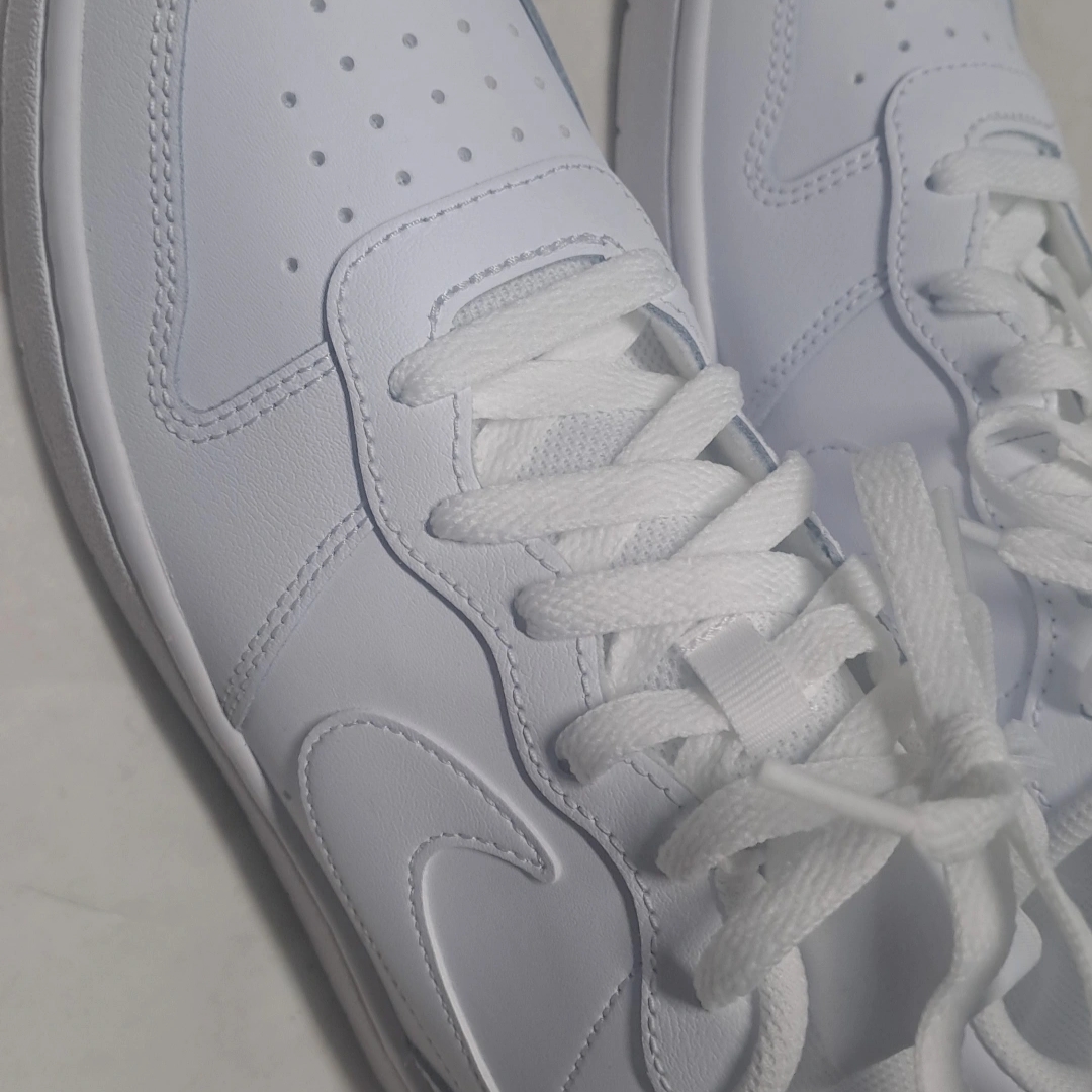 (GS) Nike Court Borough Low 2 Triple White 착용 스타일