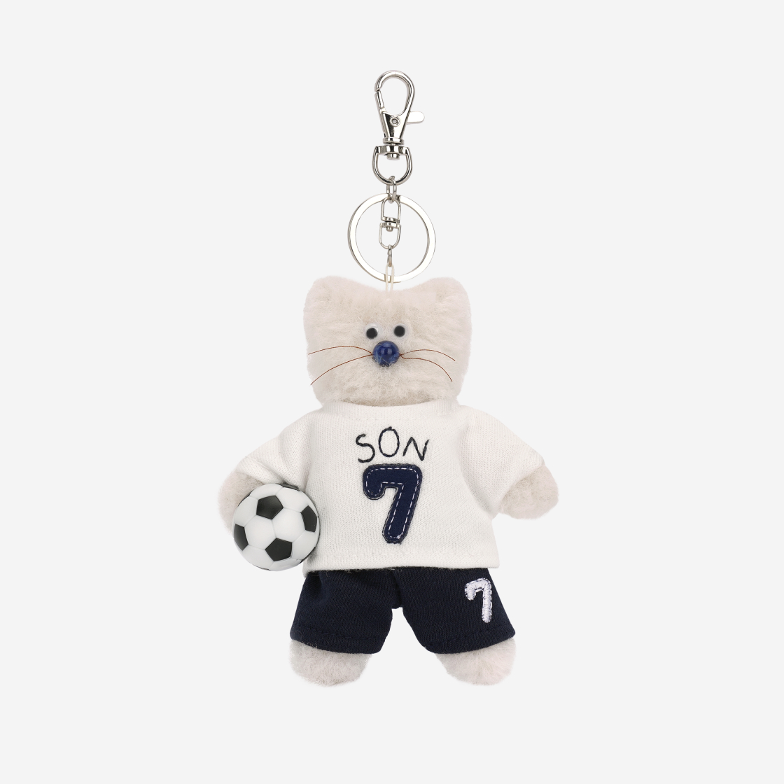 [예약 배송] 엔오에스세븐 모남희 쏜희 키링 크림