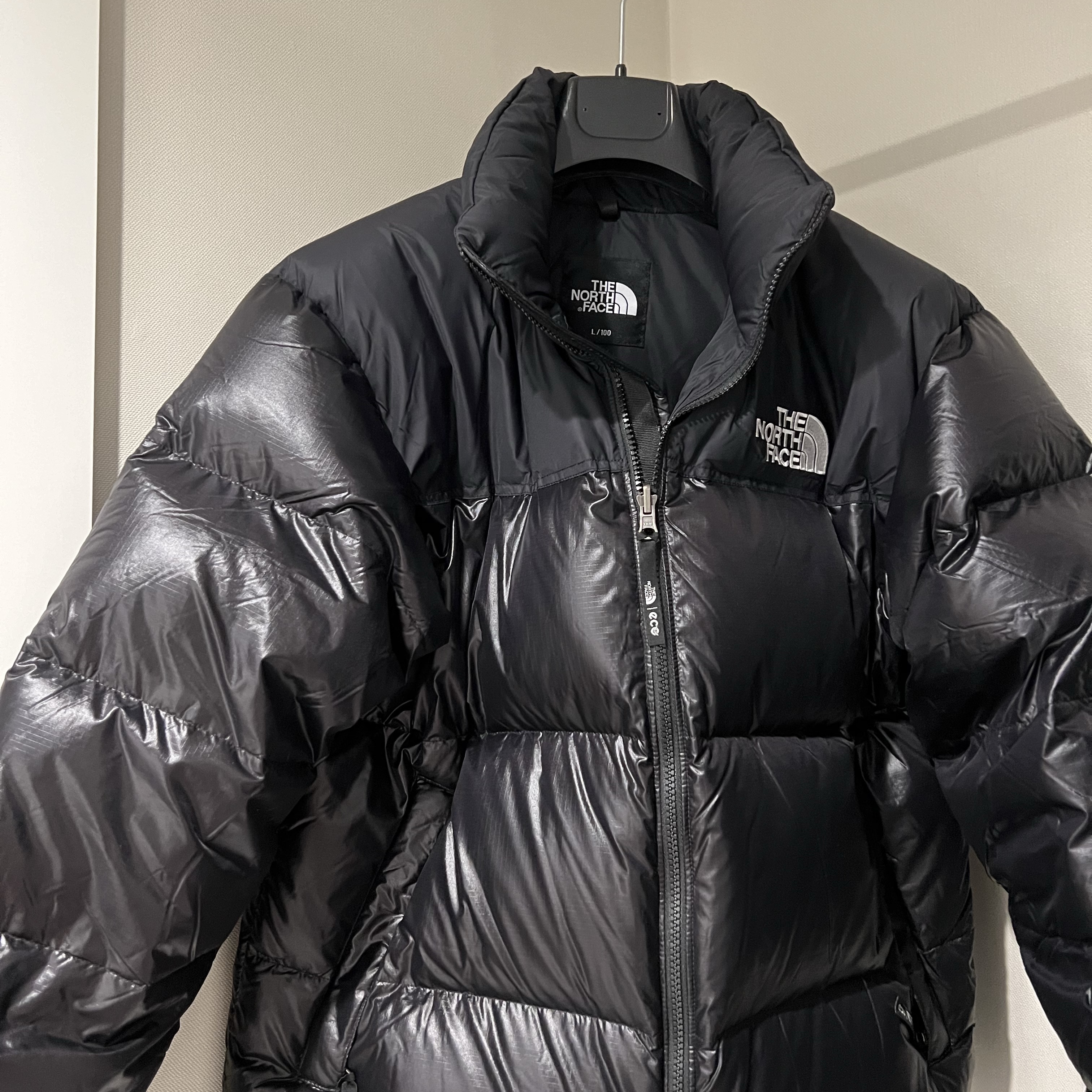 The North Face 1996 Eco Nuptse Jacket Real Black 착용 스타일