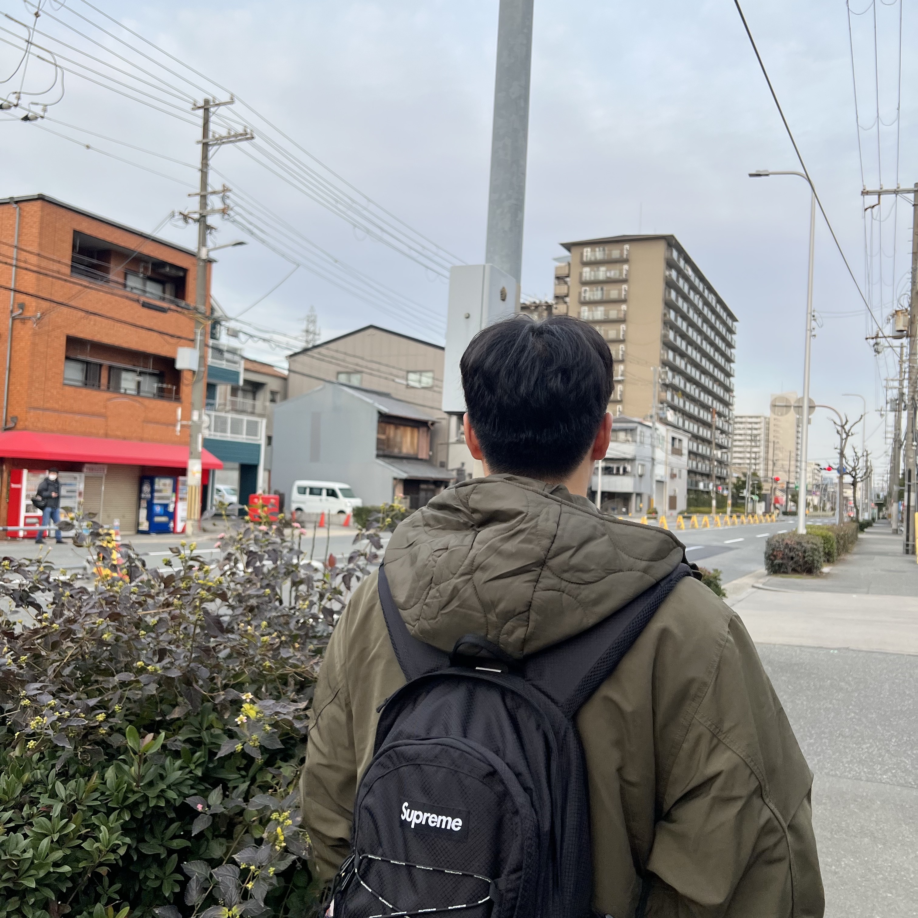 Supreme Backpack Black - 22SS 착용 스타일